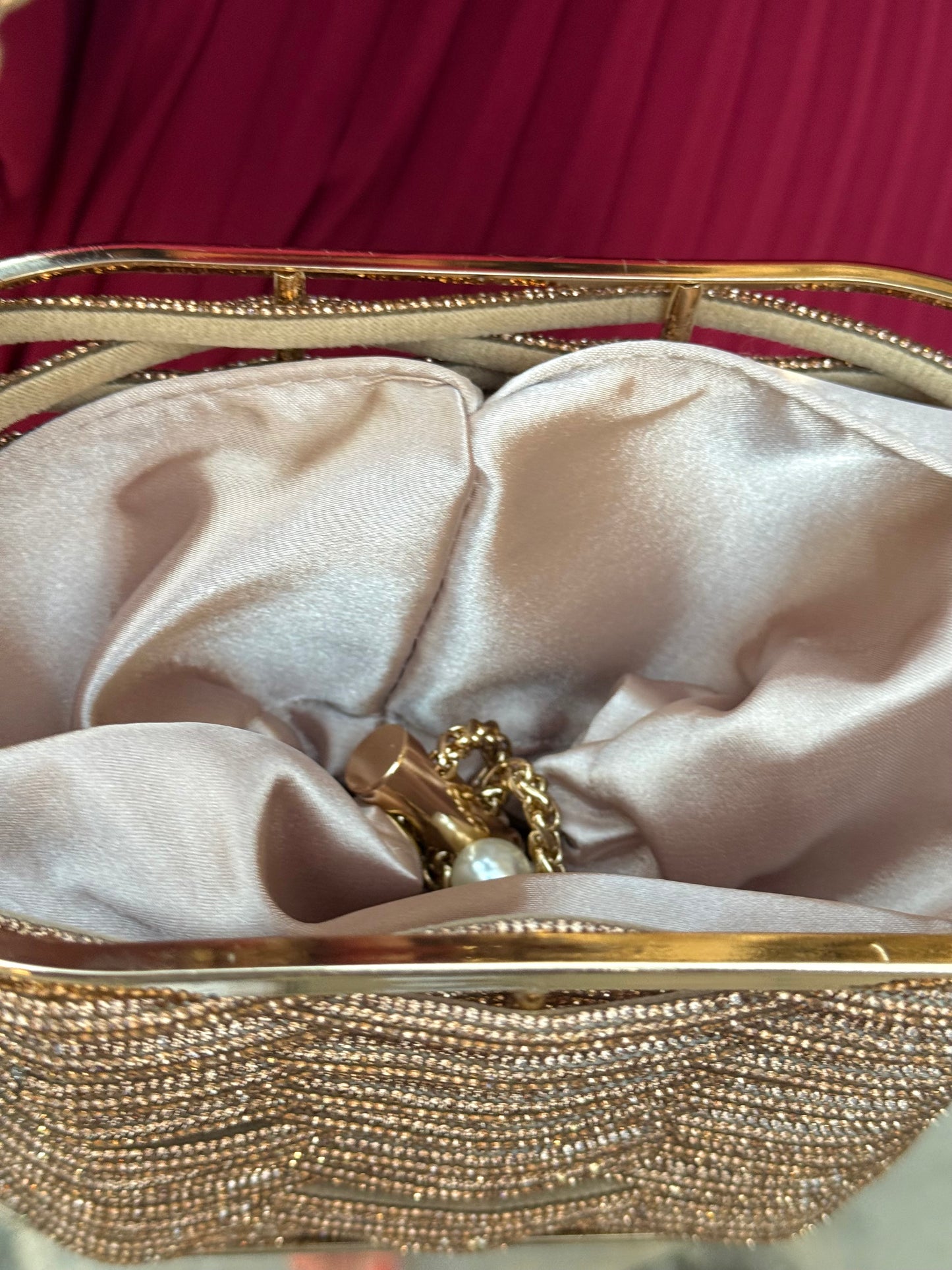 Bolso Cesta Bronce