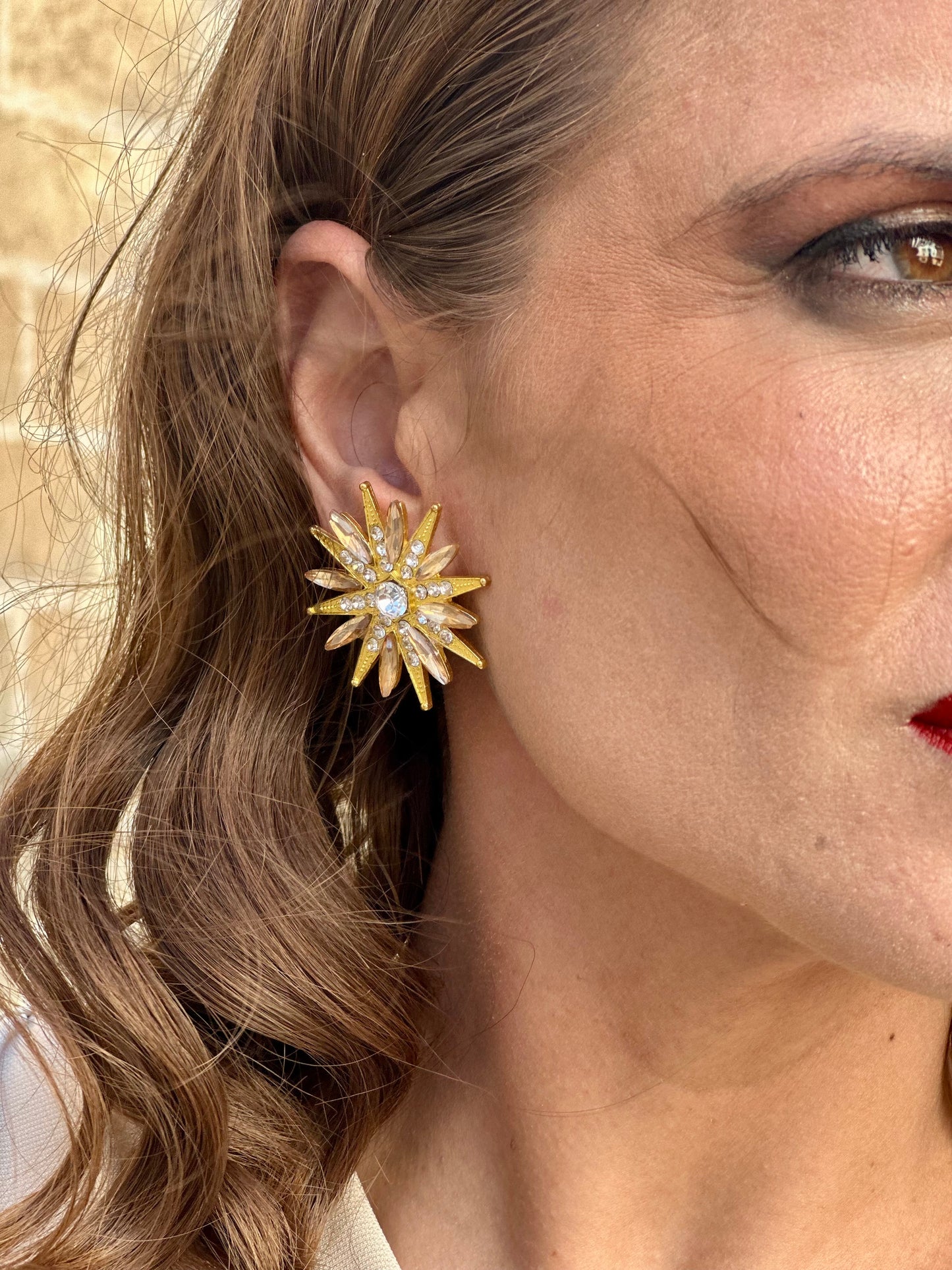 Pendientes Estrella Dorado