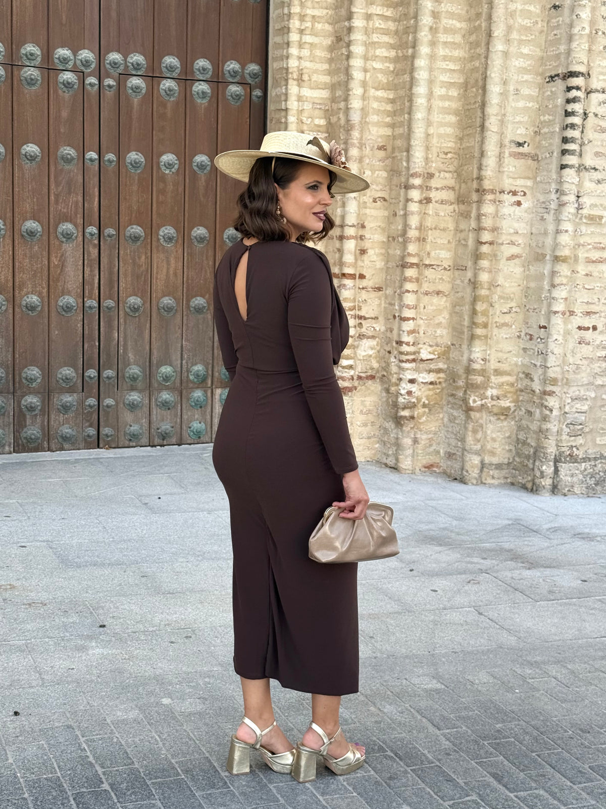 Vestido Murano Marrón