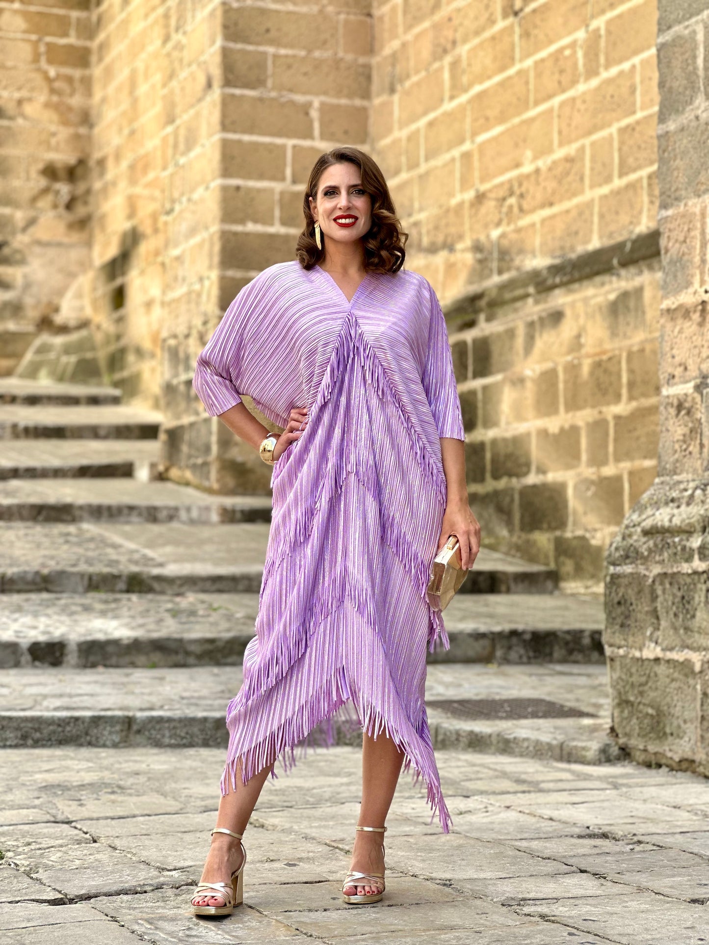 Vestido Messina Malva