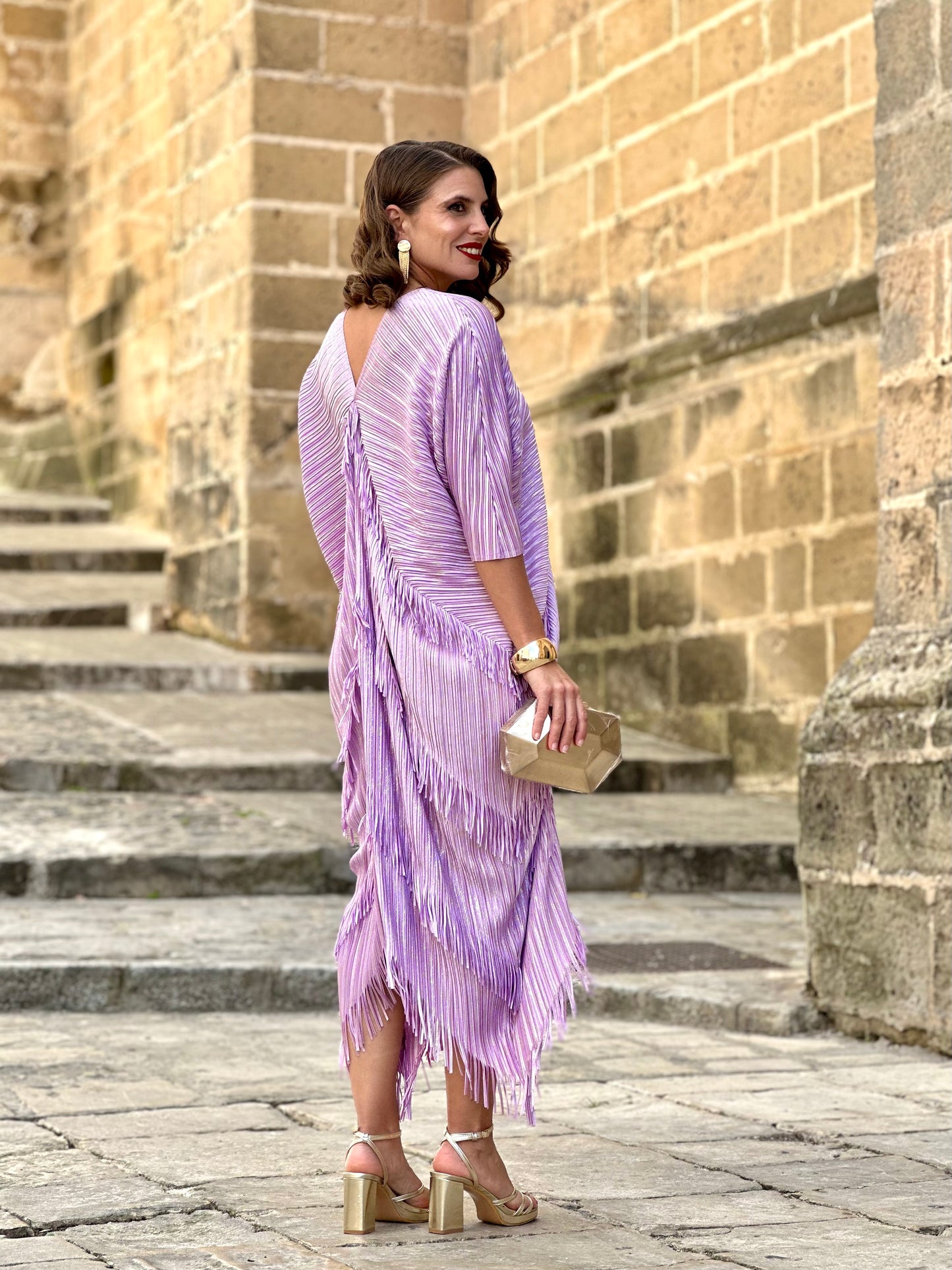 Vestido Messina Malva