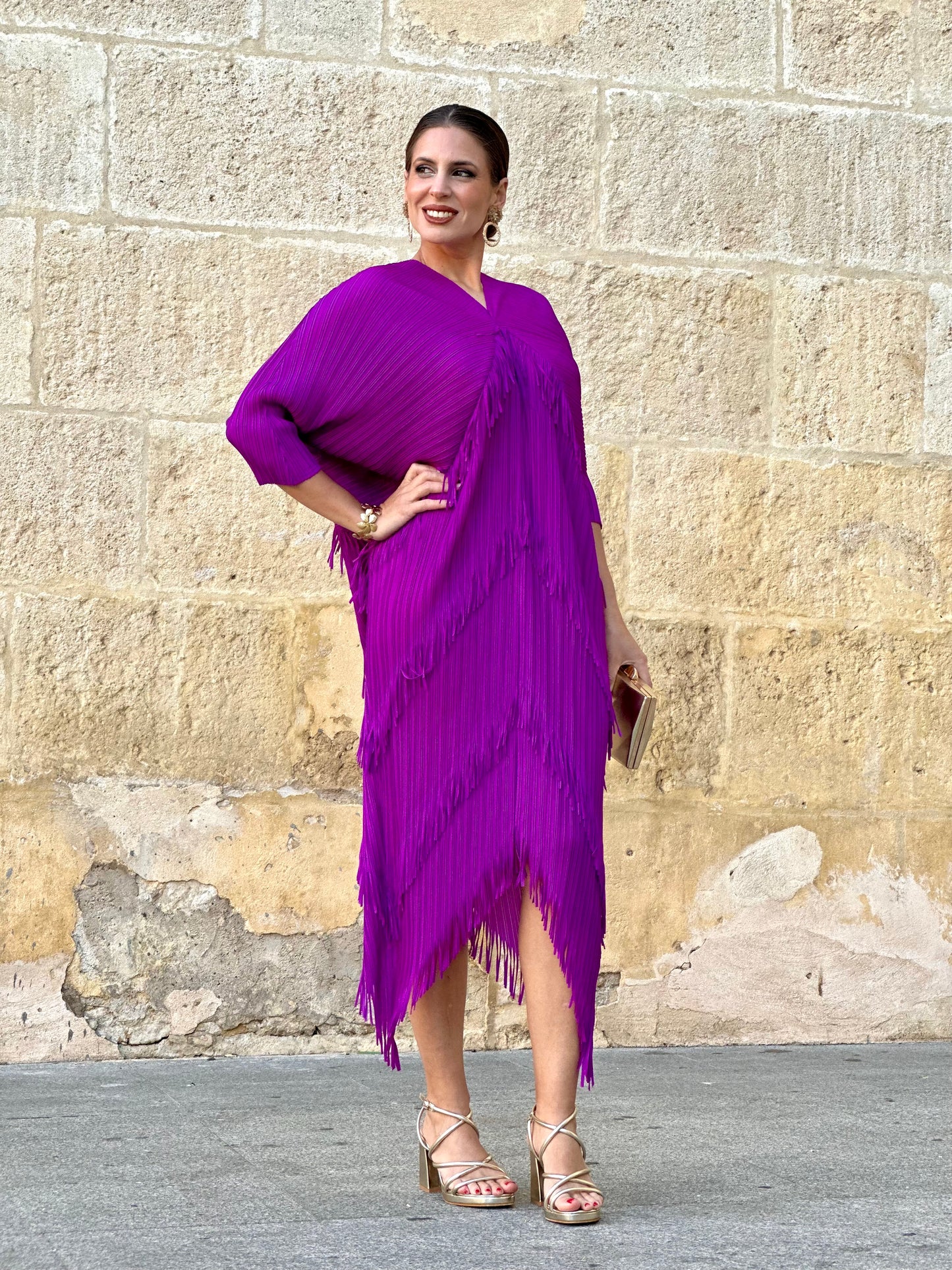 Vestido Adela Buganvilla
