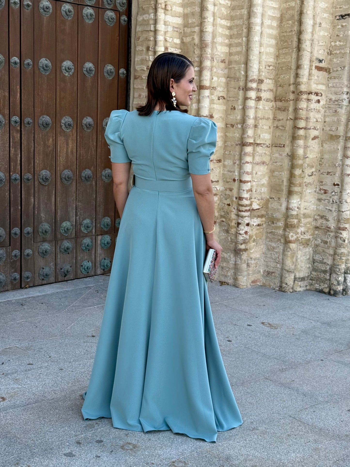 Vestido Coralina M/C Hielo