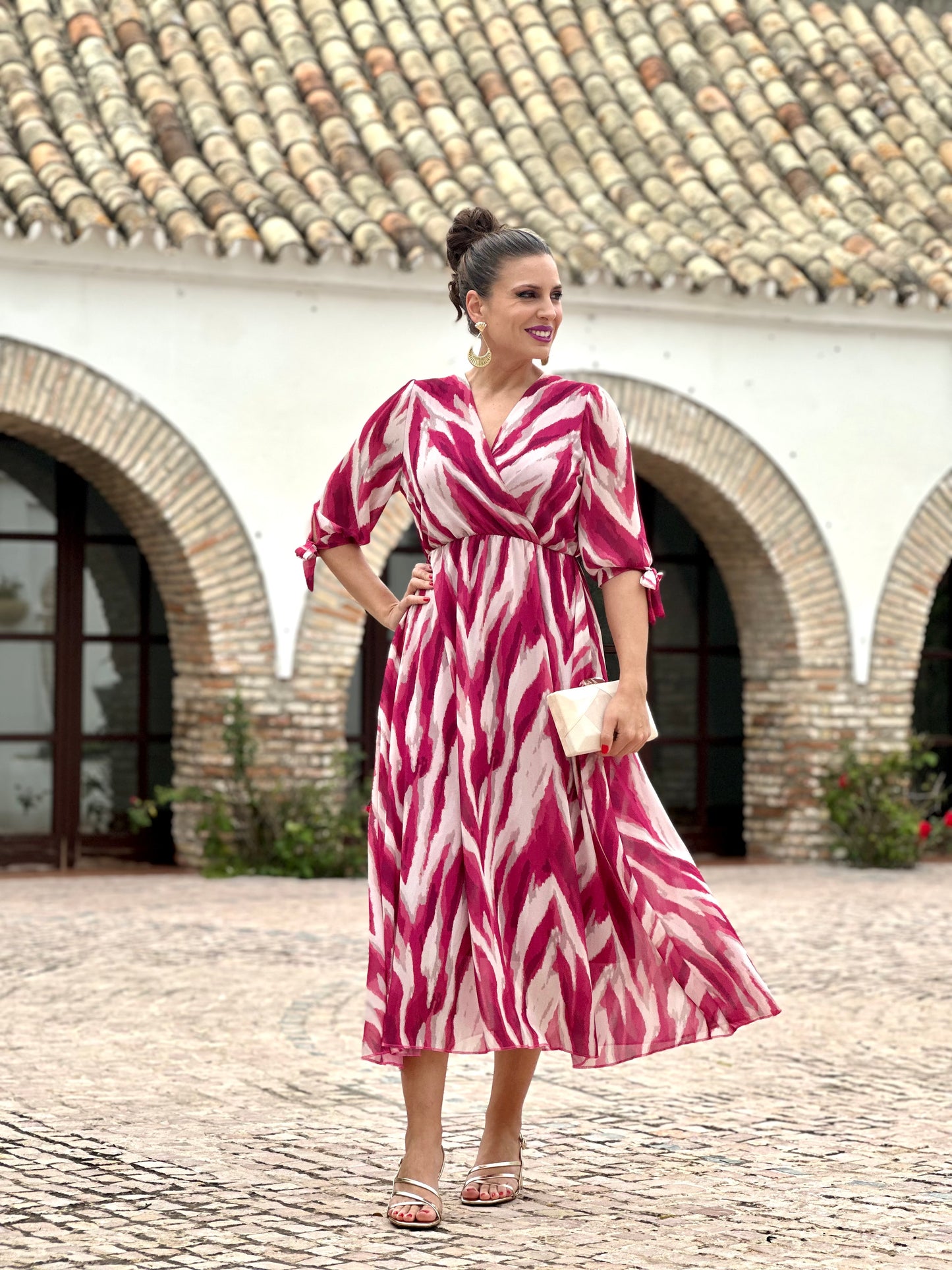 Vestido Idalia Fucsia