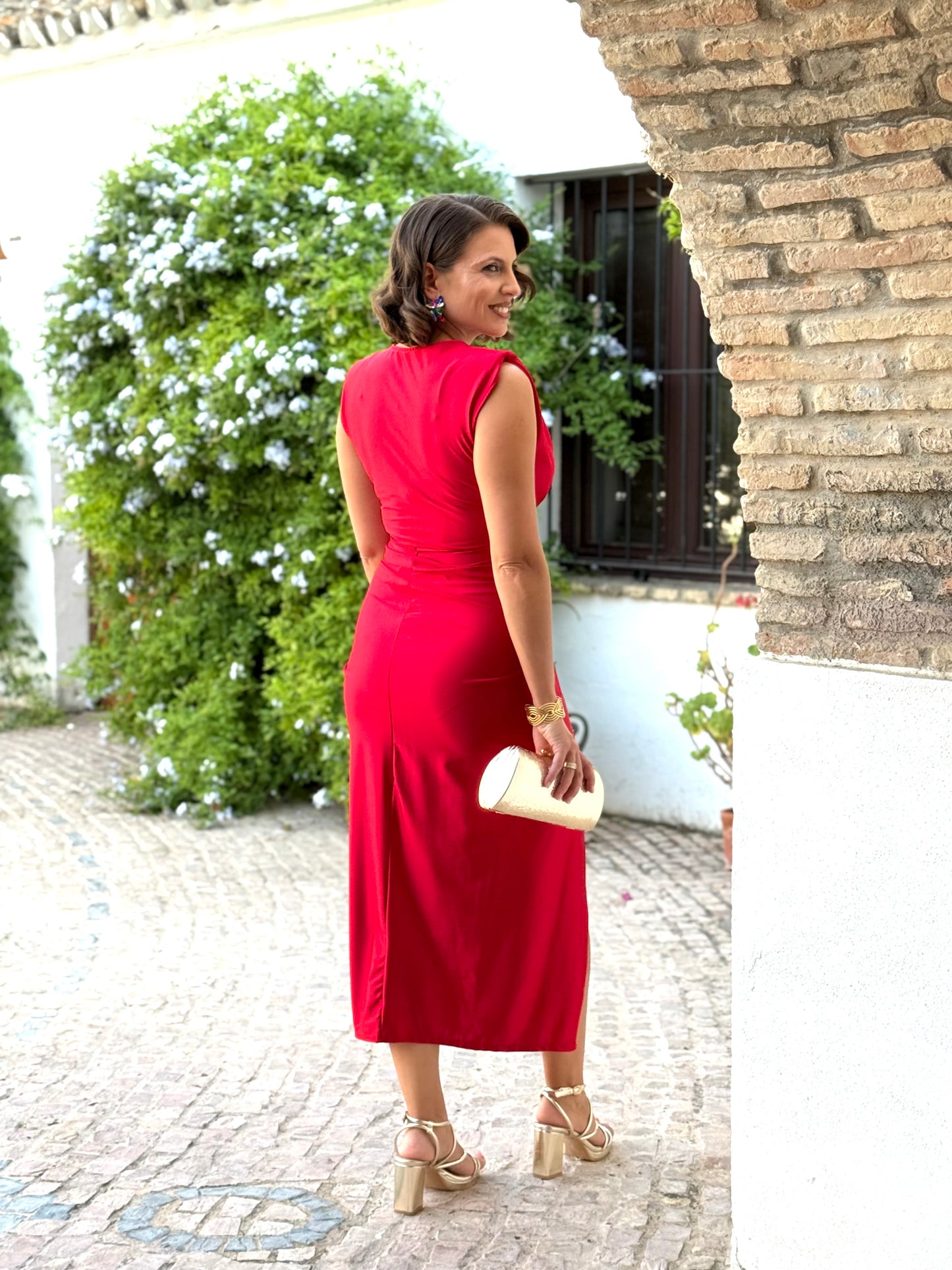 Vestido Perla Rojo