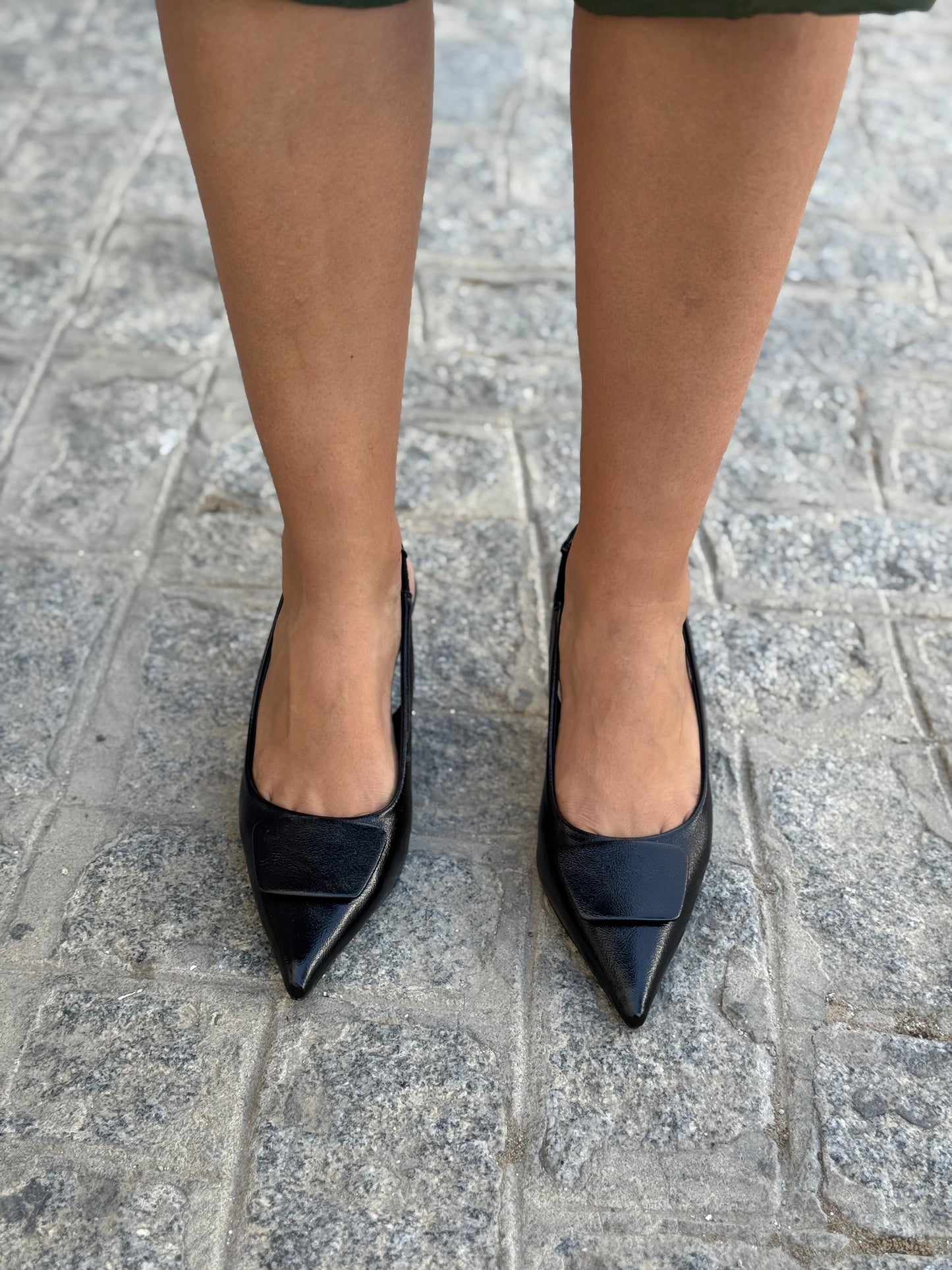 Stilettos Destalonados Burdeos