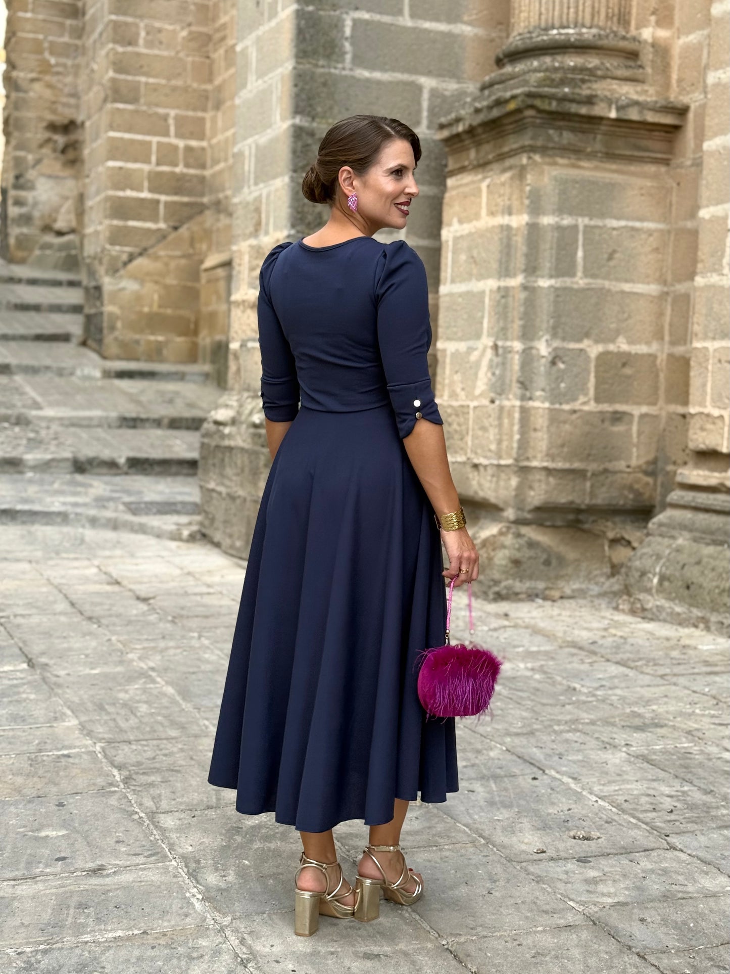 Vestido Yanet Marino
