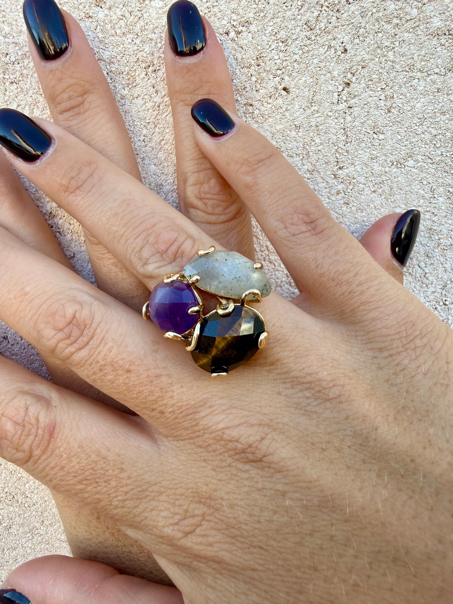 Anillo Trilogía Morado