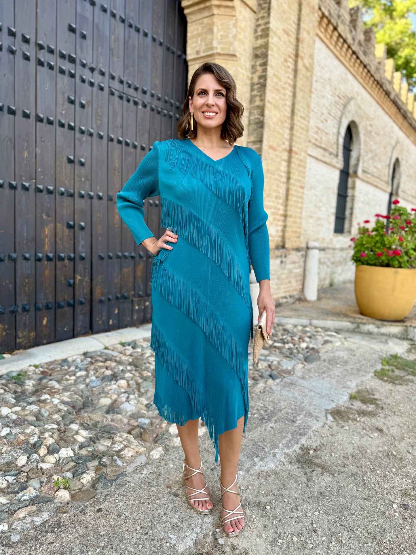 Vestido Clarisa Turquesa
