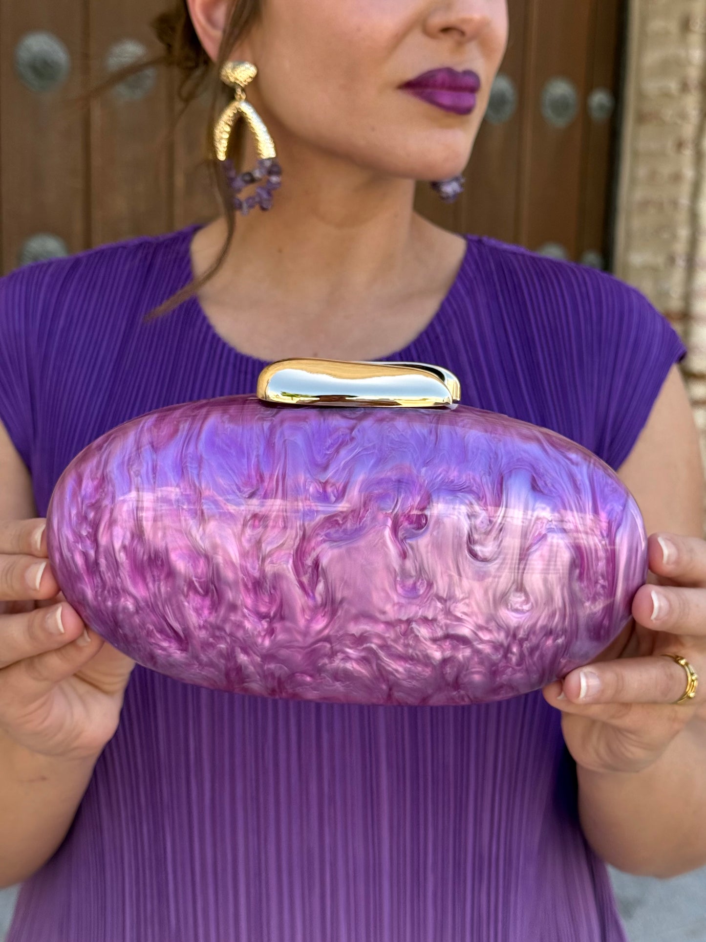 Bolso Ovalado Buganvilla