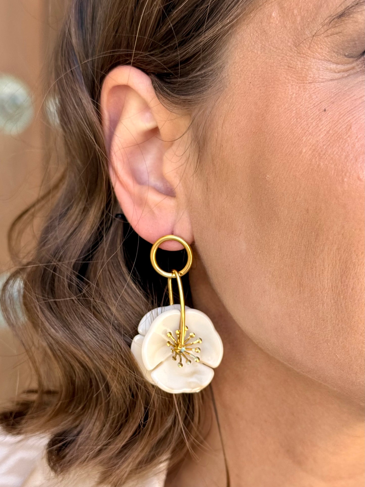 Pendientes Sueño Beige