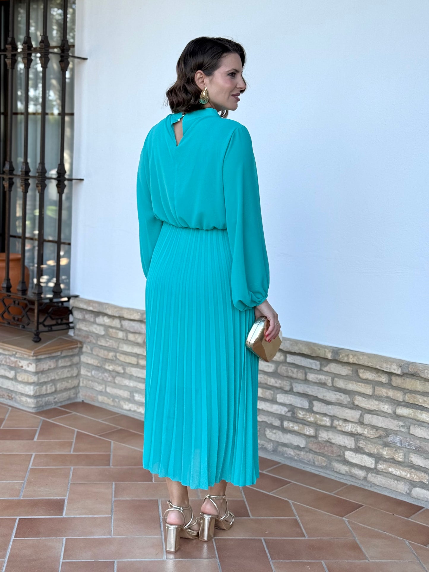 Vestido Julieta Turquesa
