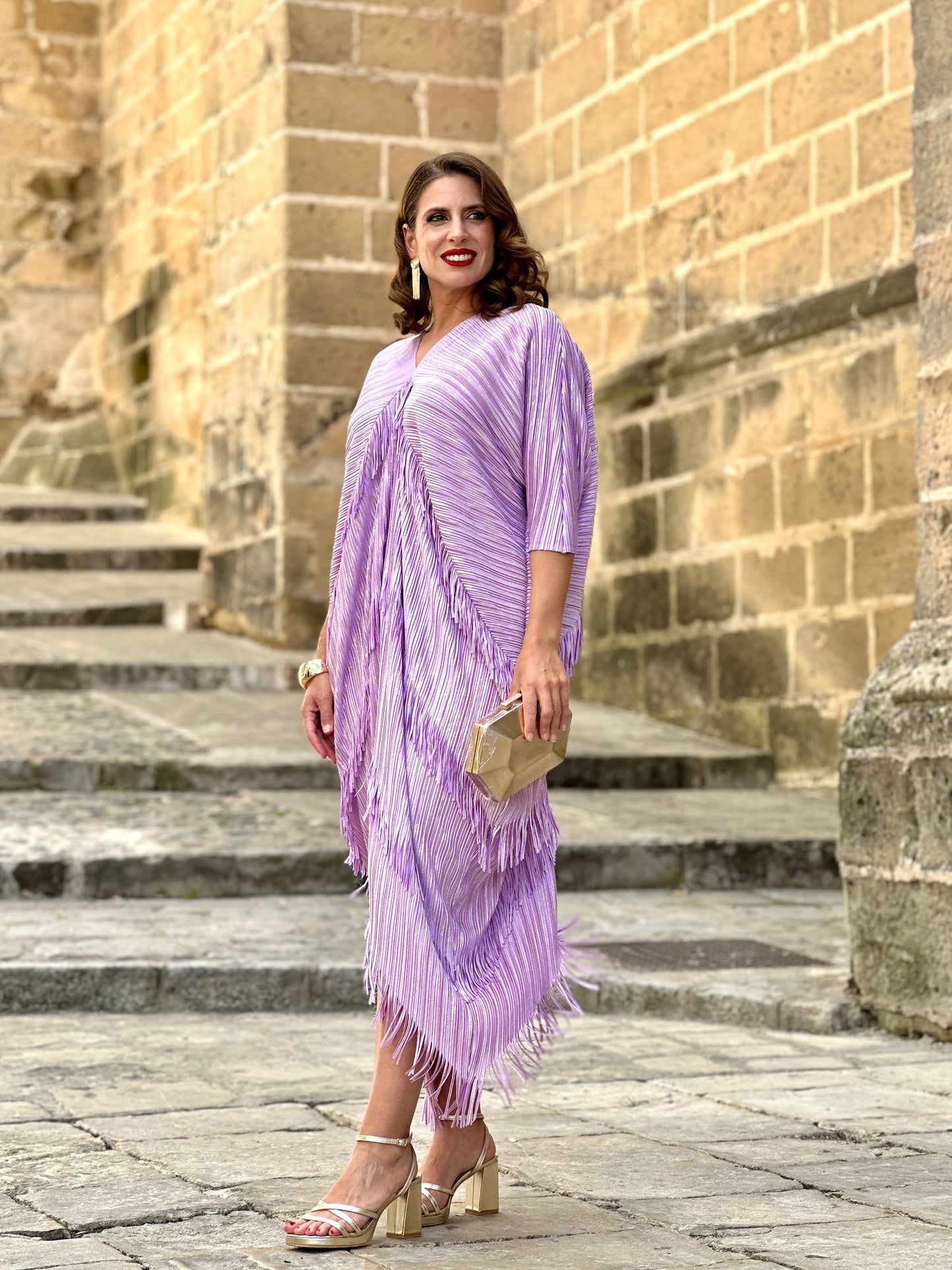 Vestido Messina Malva