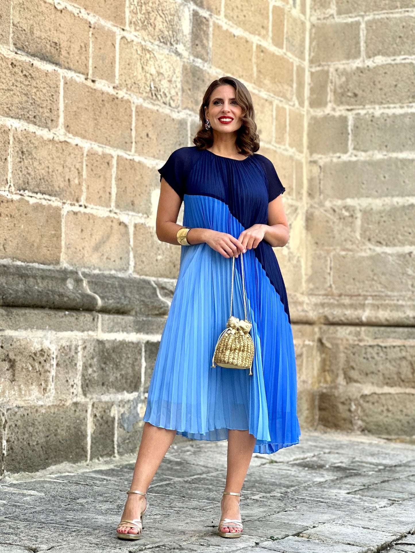 Vestido Mística Azul