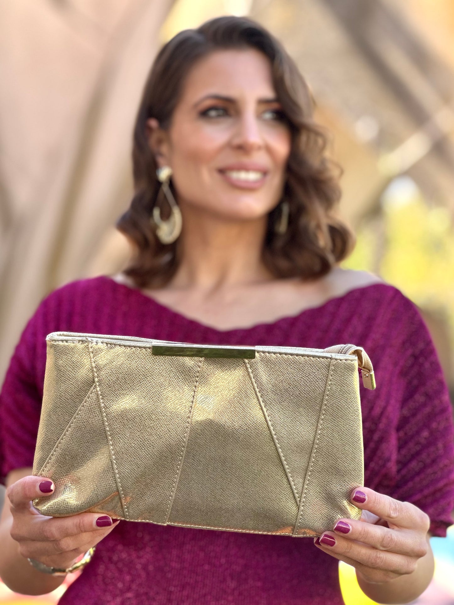 Bolso Guadalmena Dorado