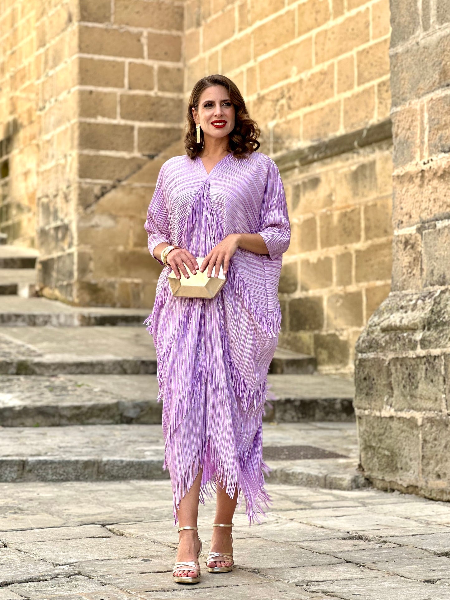 Vestido Messina Malva