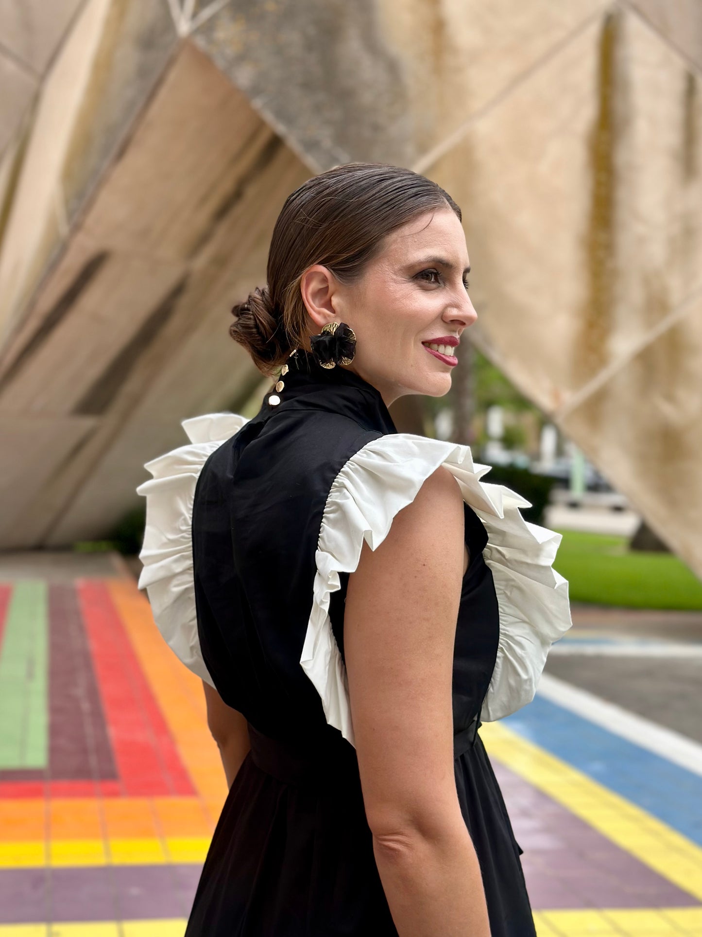 Vestido Almazara Bicolor
