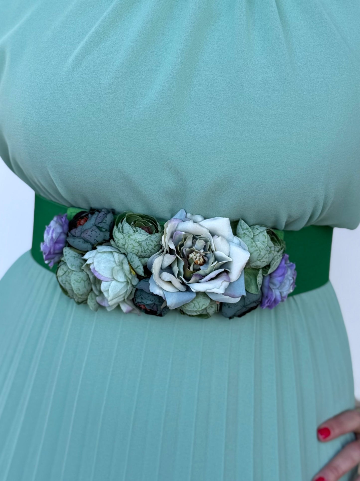 Cinturón Floral Verde