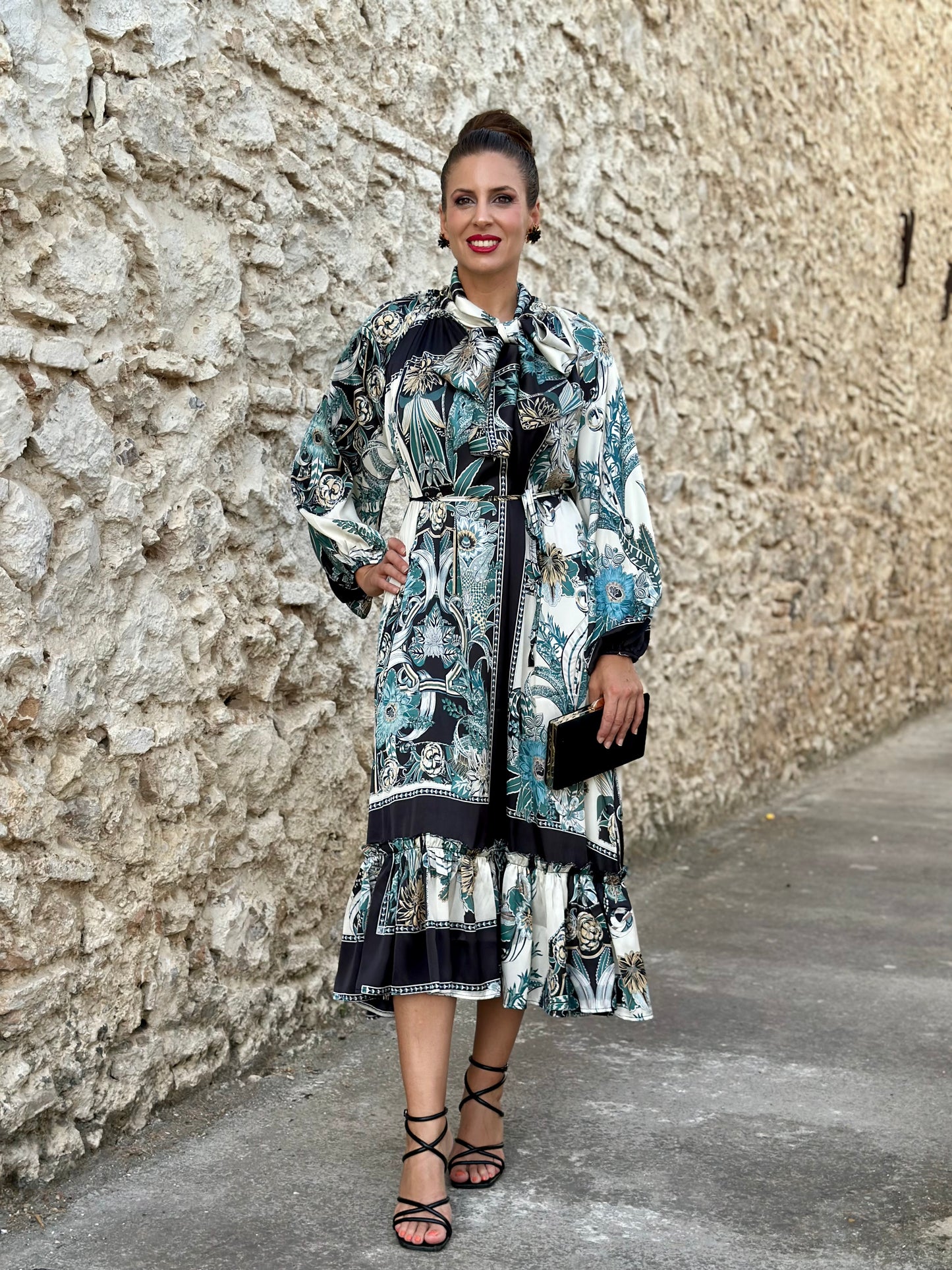 Vestido Karol Petróleo