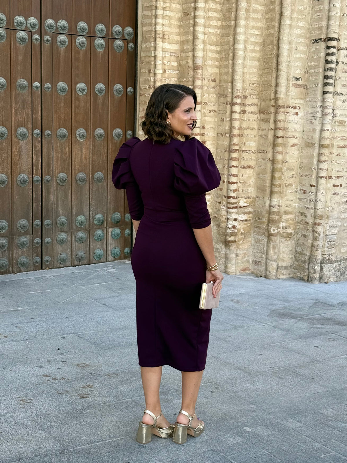 Vestido Sultana Burdeos