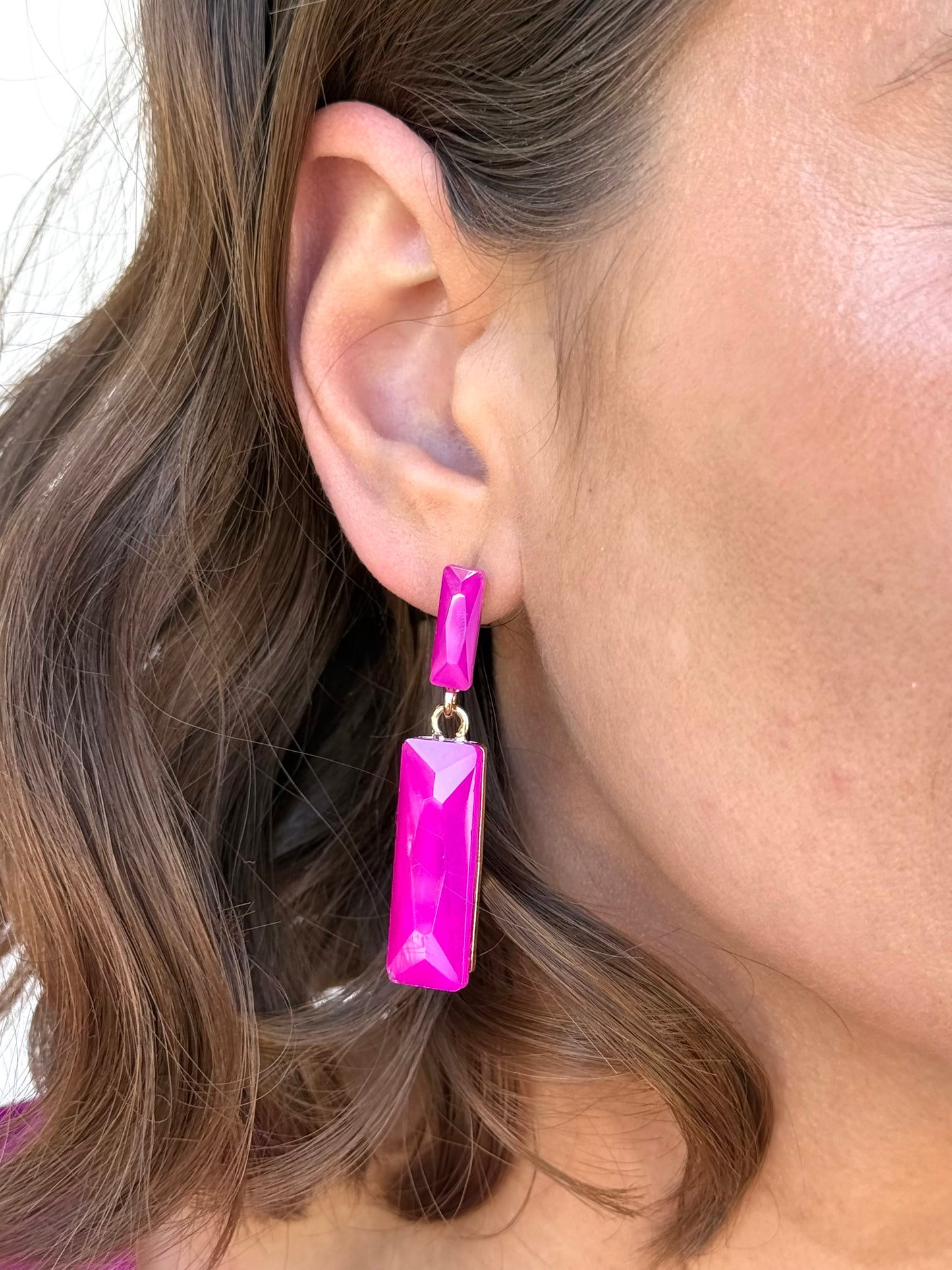 Pendientes Roma Buganvilla