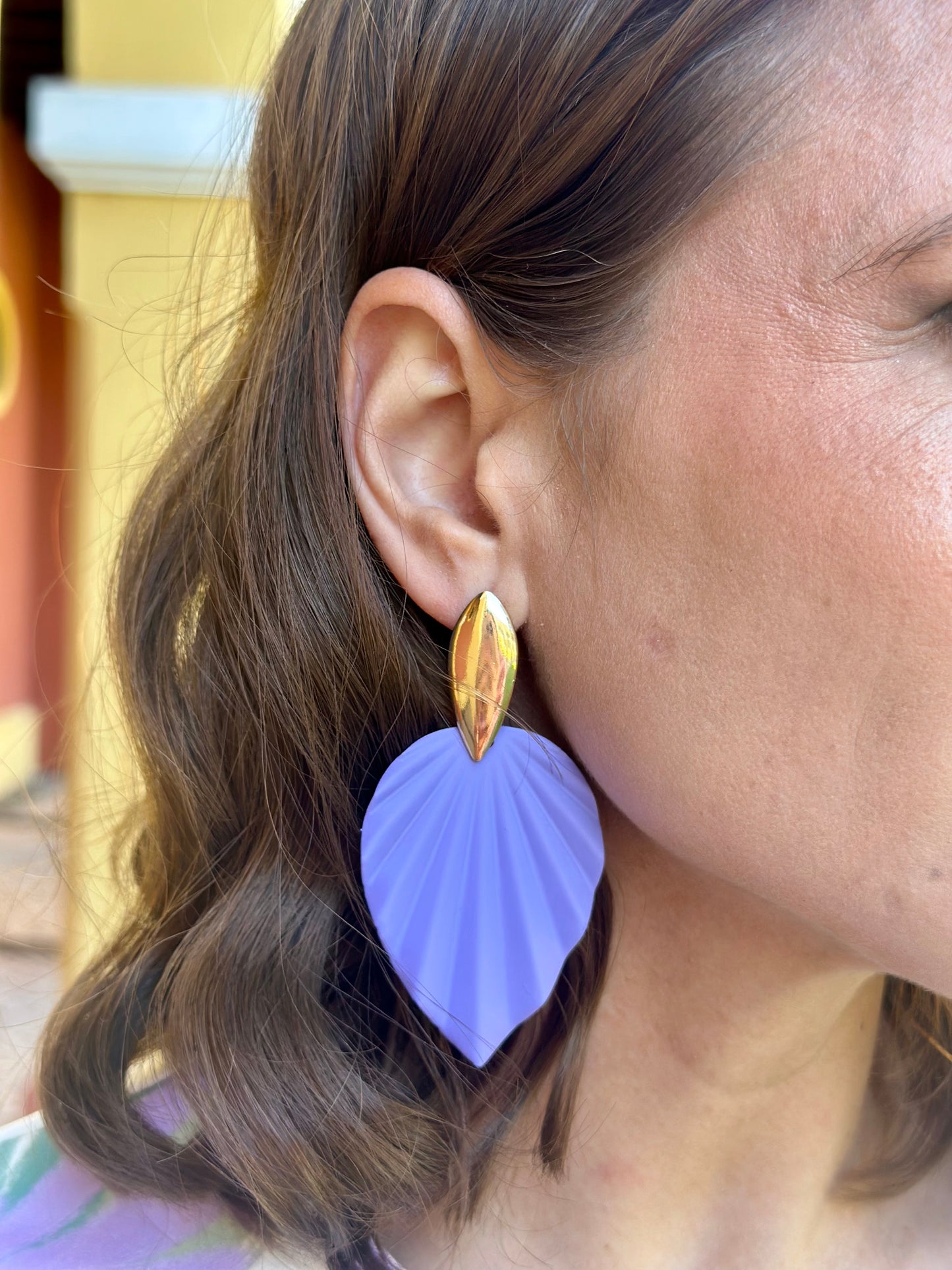 Pendientes Brisa Malva