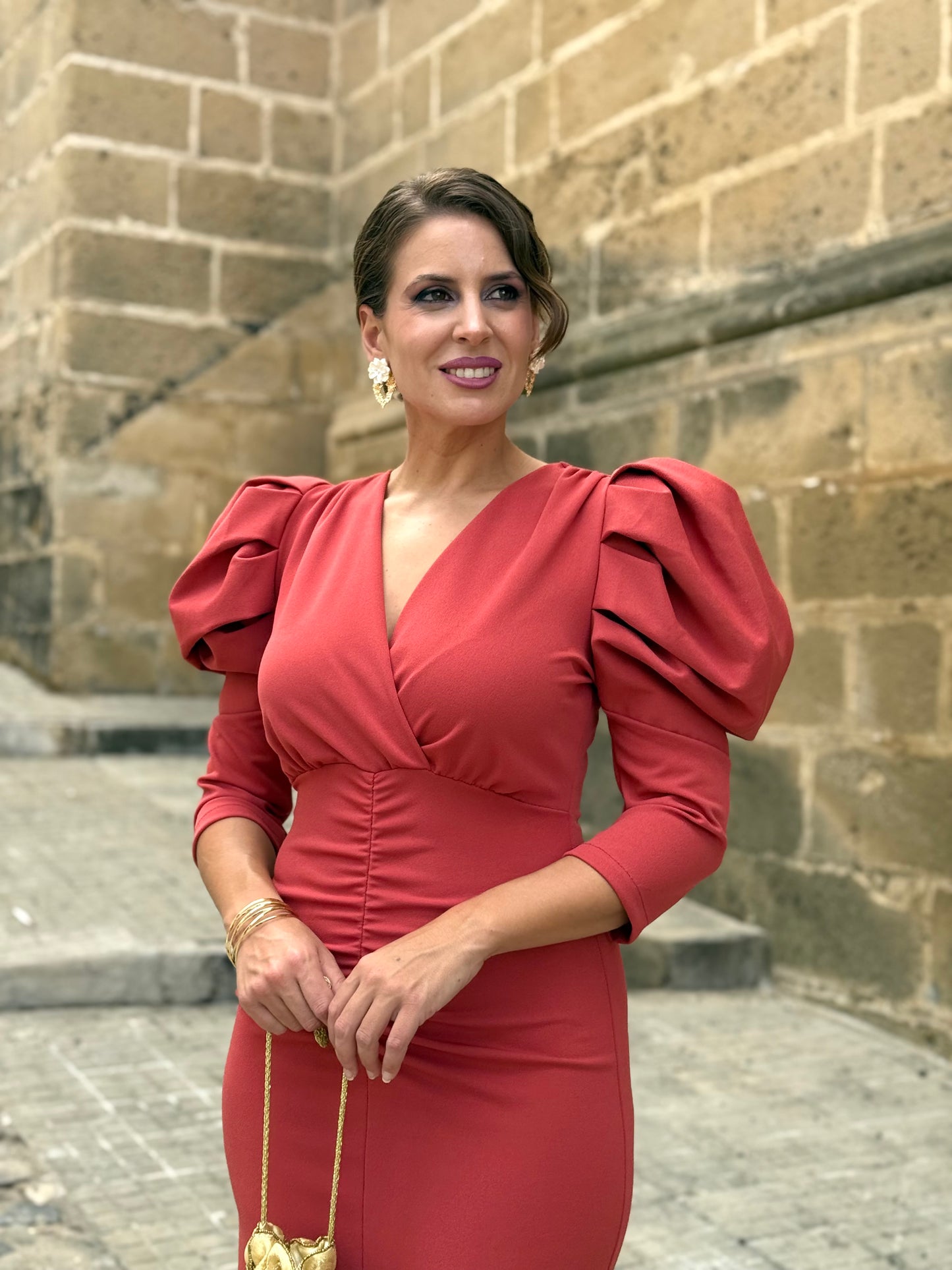 Vestido Lourdes Teja