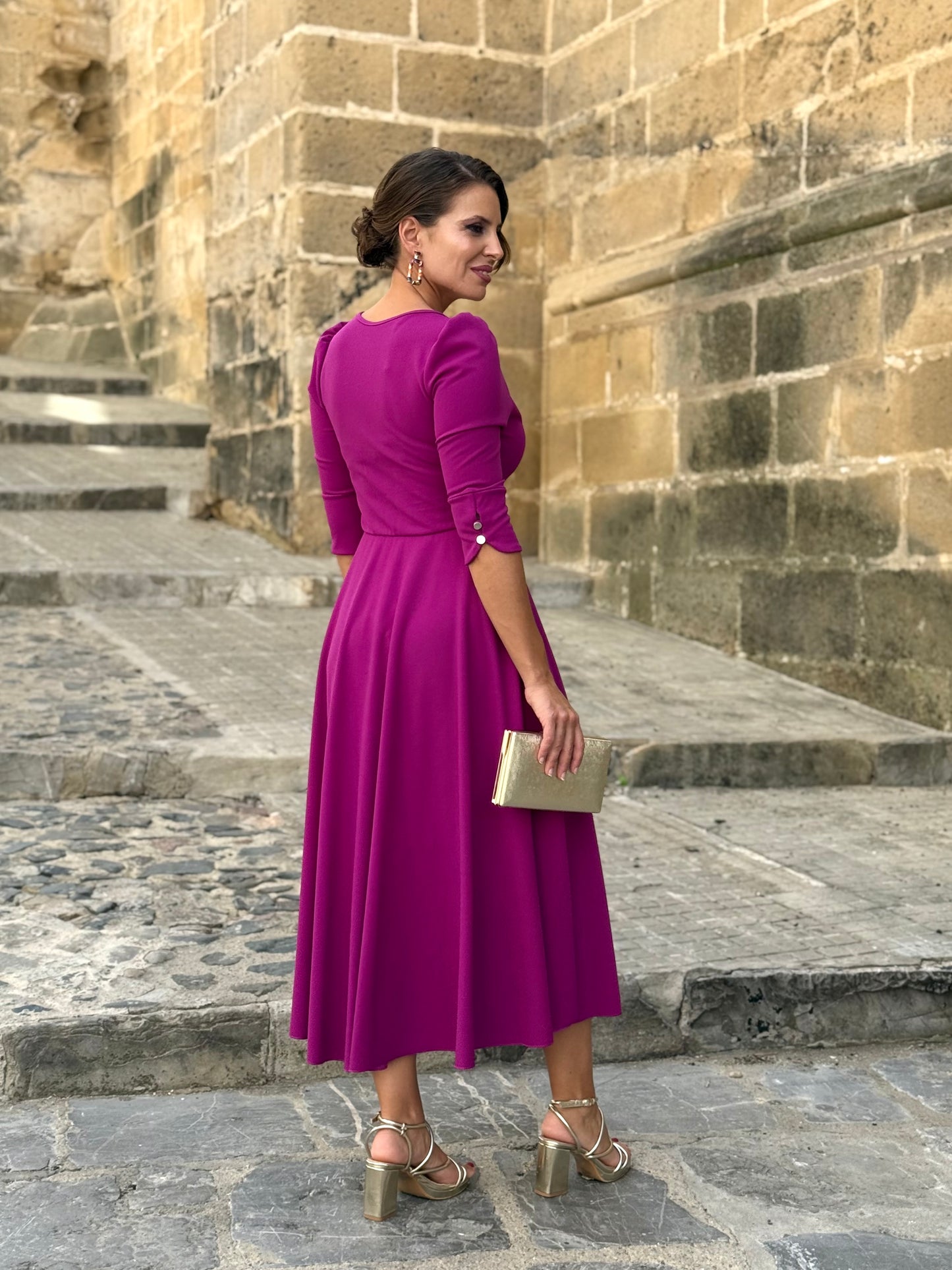Vestido Yanet Buganvilla