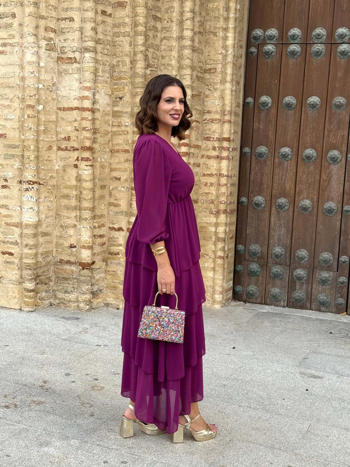 Vestido Salomé Buganvilla