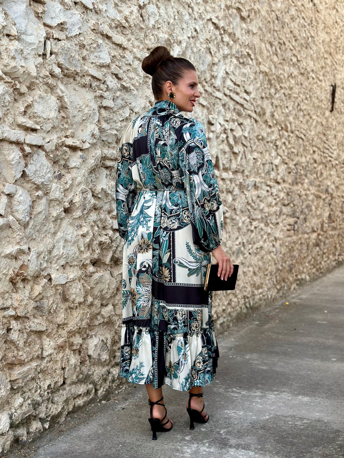 Vestido Karol Petróleo