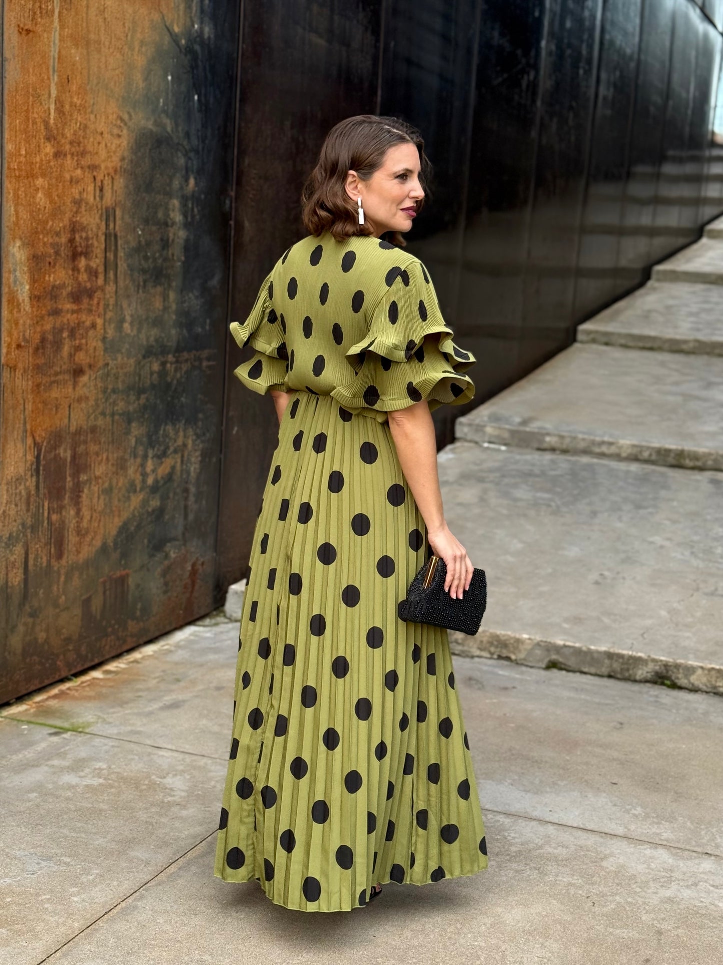 Vestido Dalia Lunar Verde