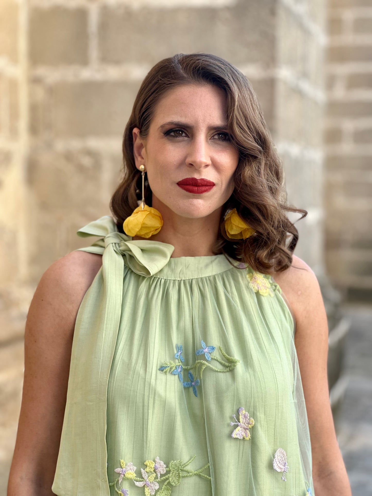 Vestido Celestina Verde
