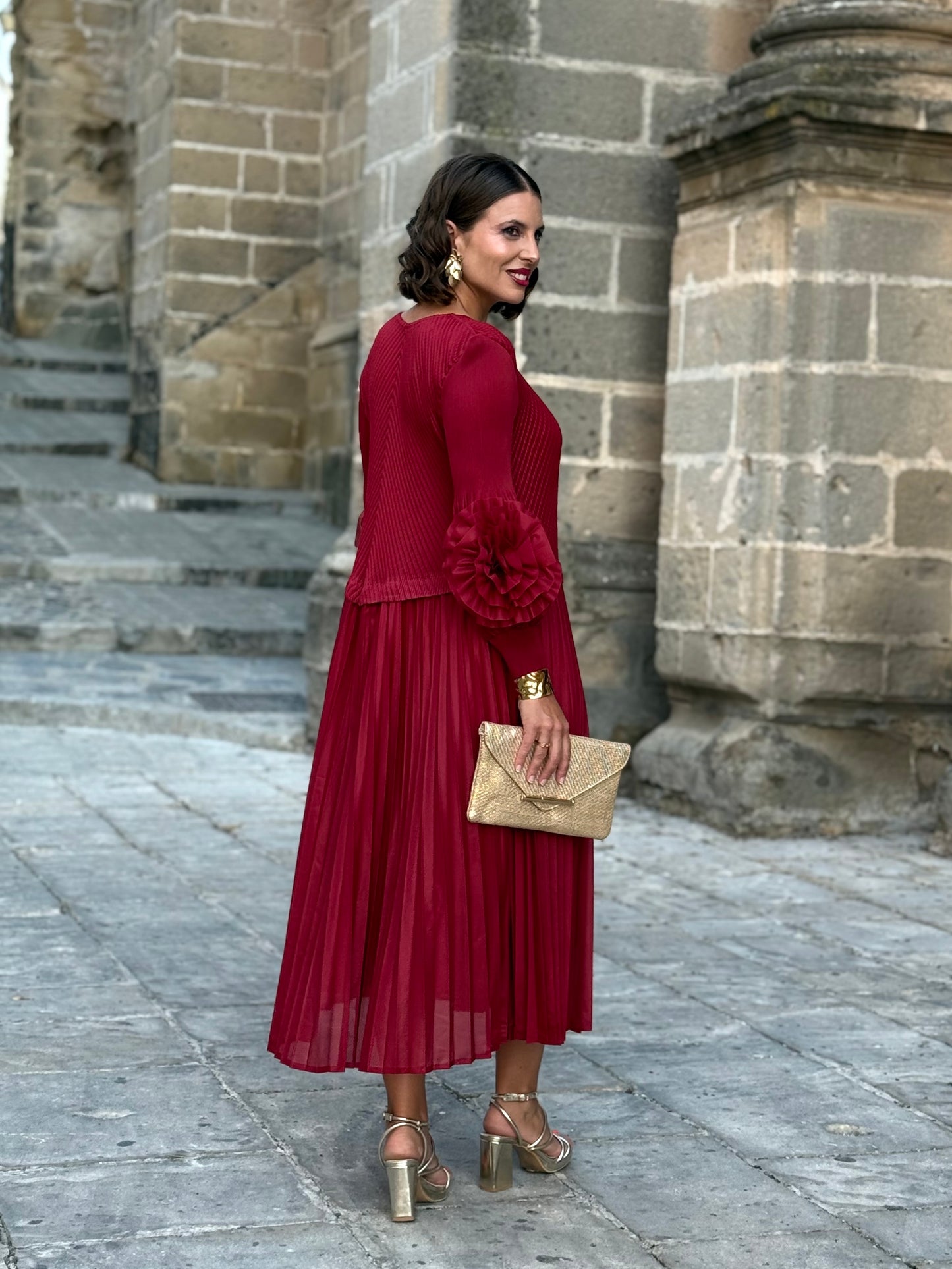 Vestido Alhambra Vino