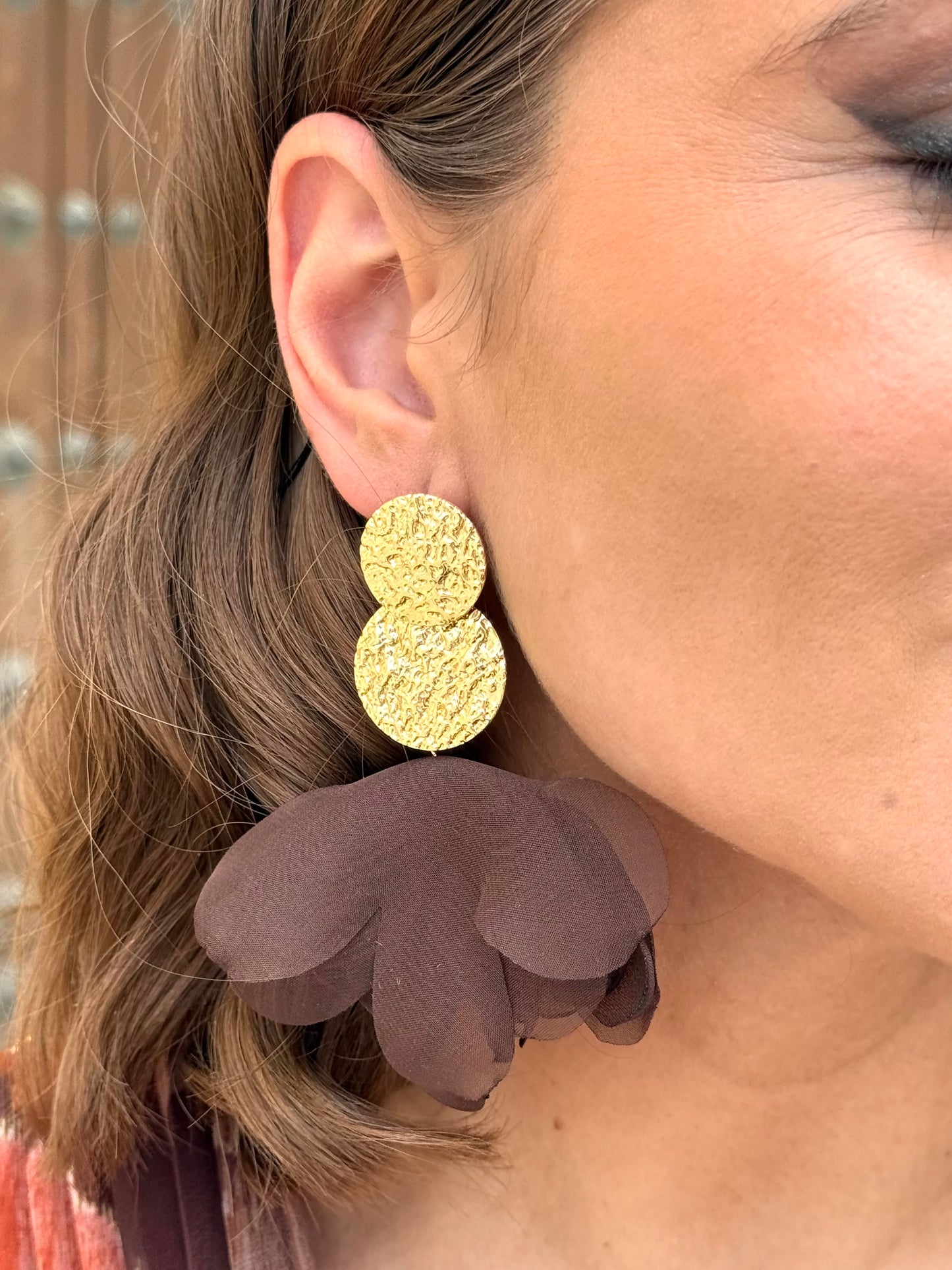 Pendientes Cris Marrón