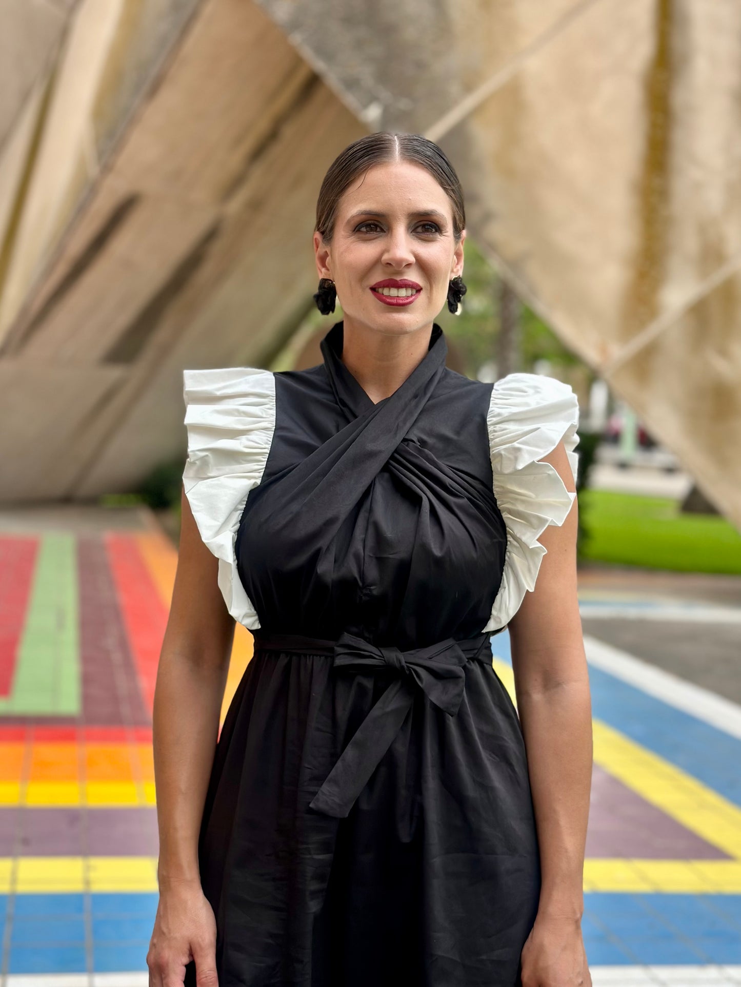 Vestido Almazara Bicolor
