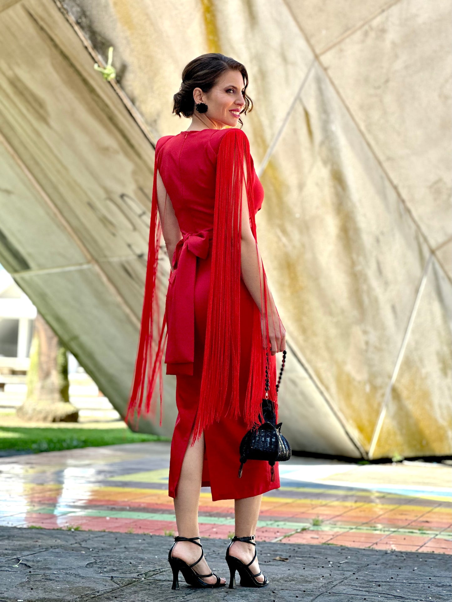 Vestido Vélez Rojo