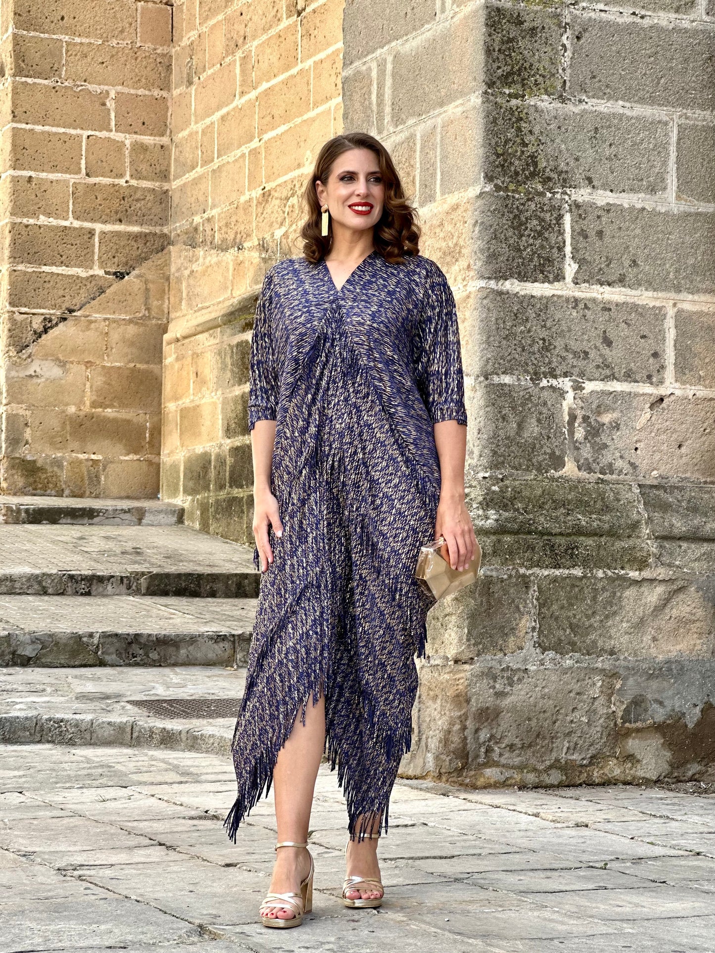 Vestido Messina Marino