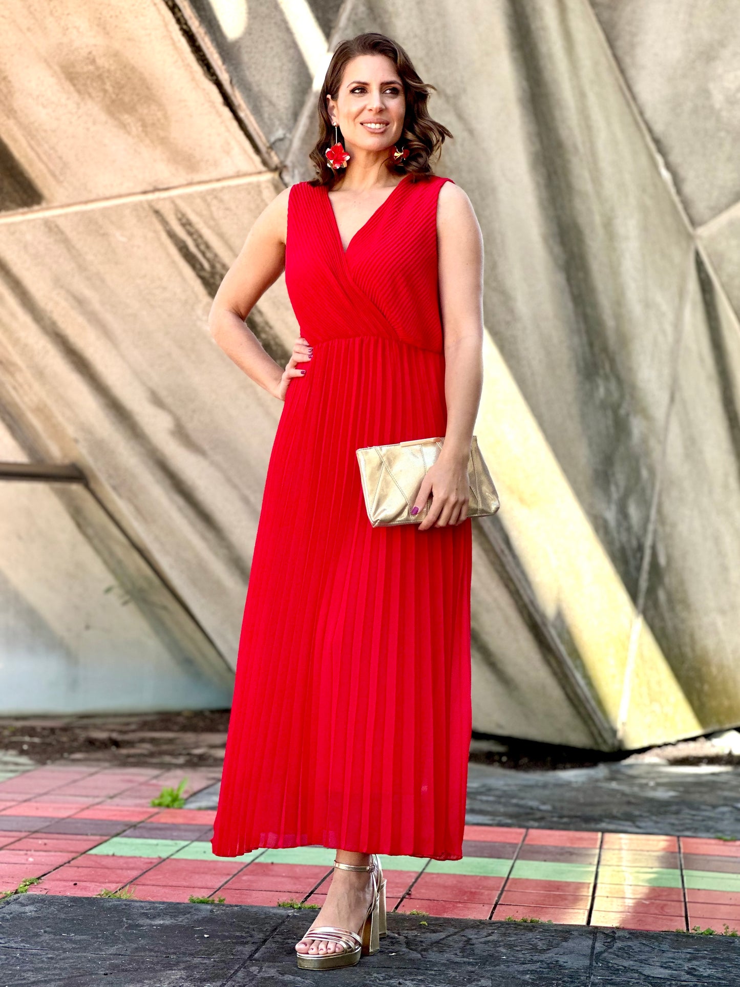 Vestido Sicilia Rojo