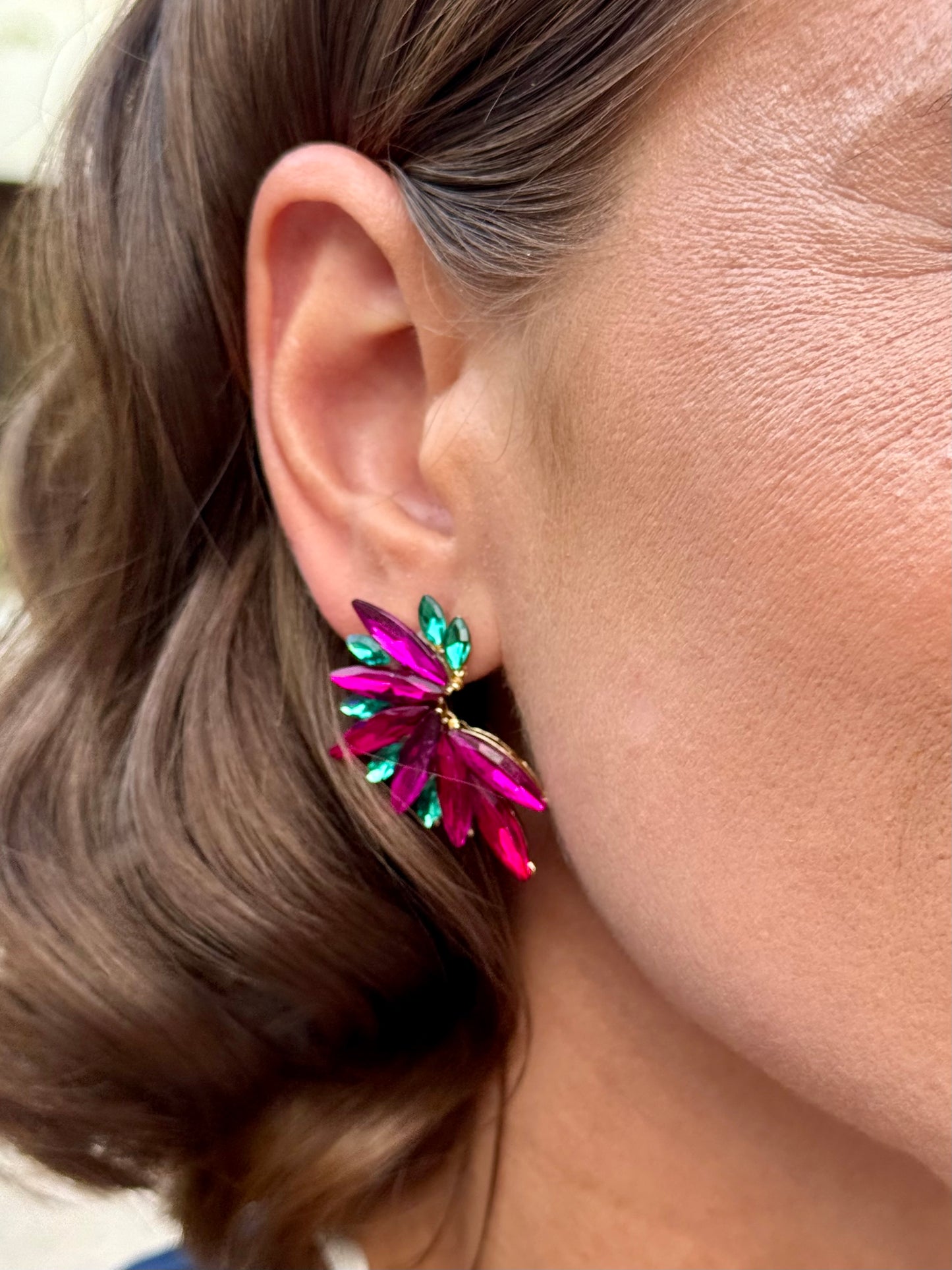Pendientes Axel Buganvilla