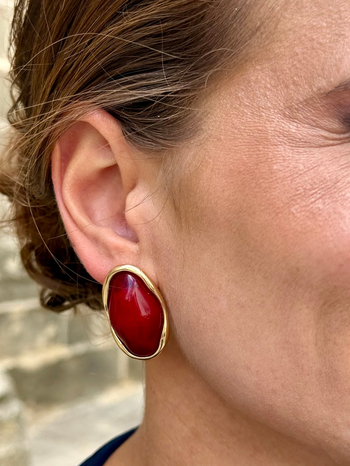 Pendientes Simona Burdeos