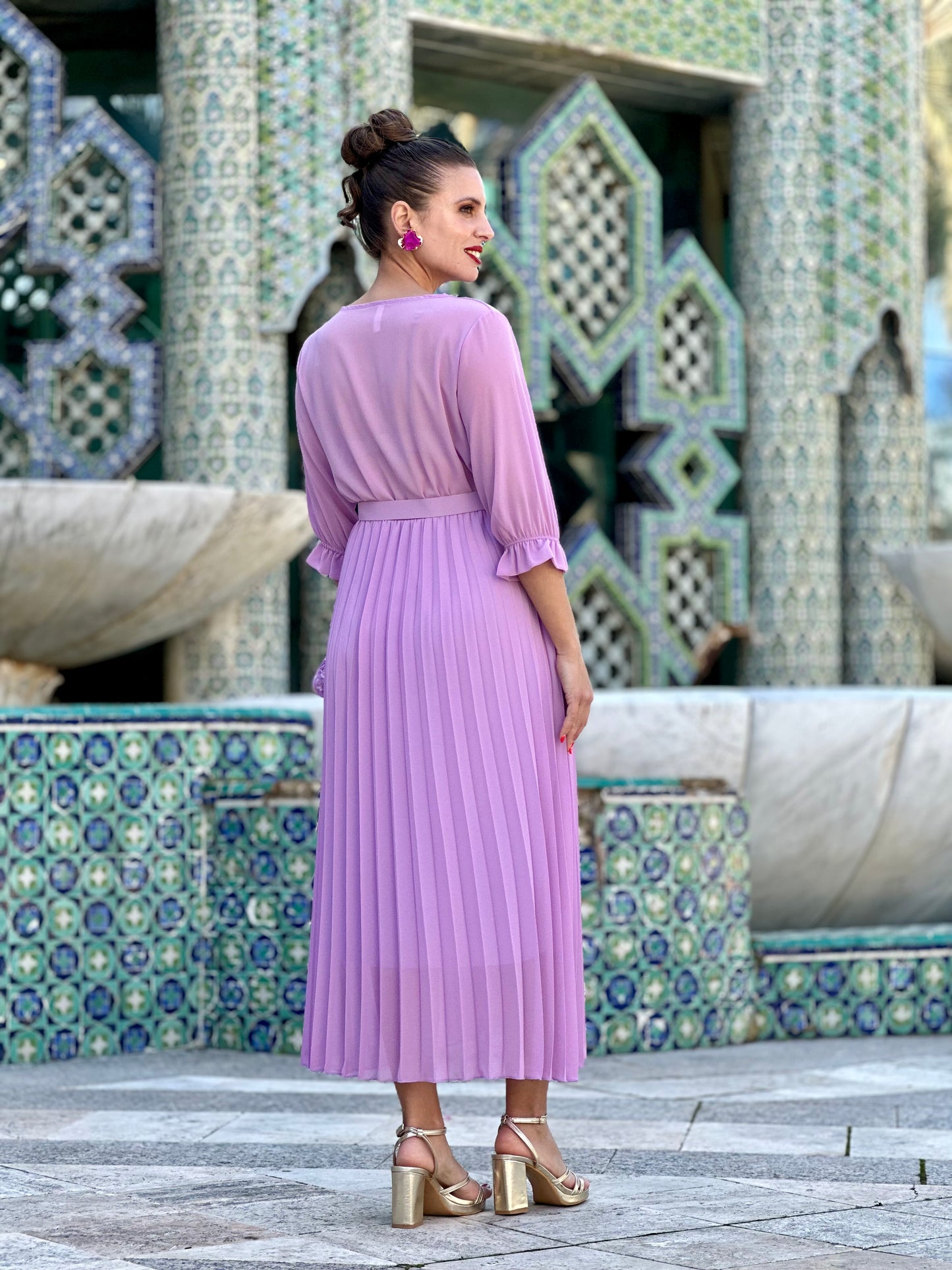 Vestido Harmonía Malva