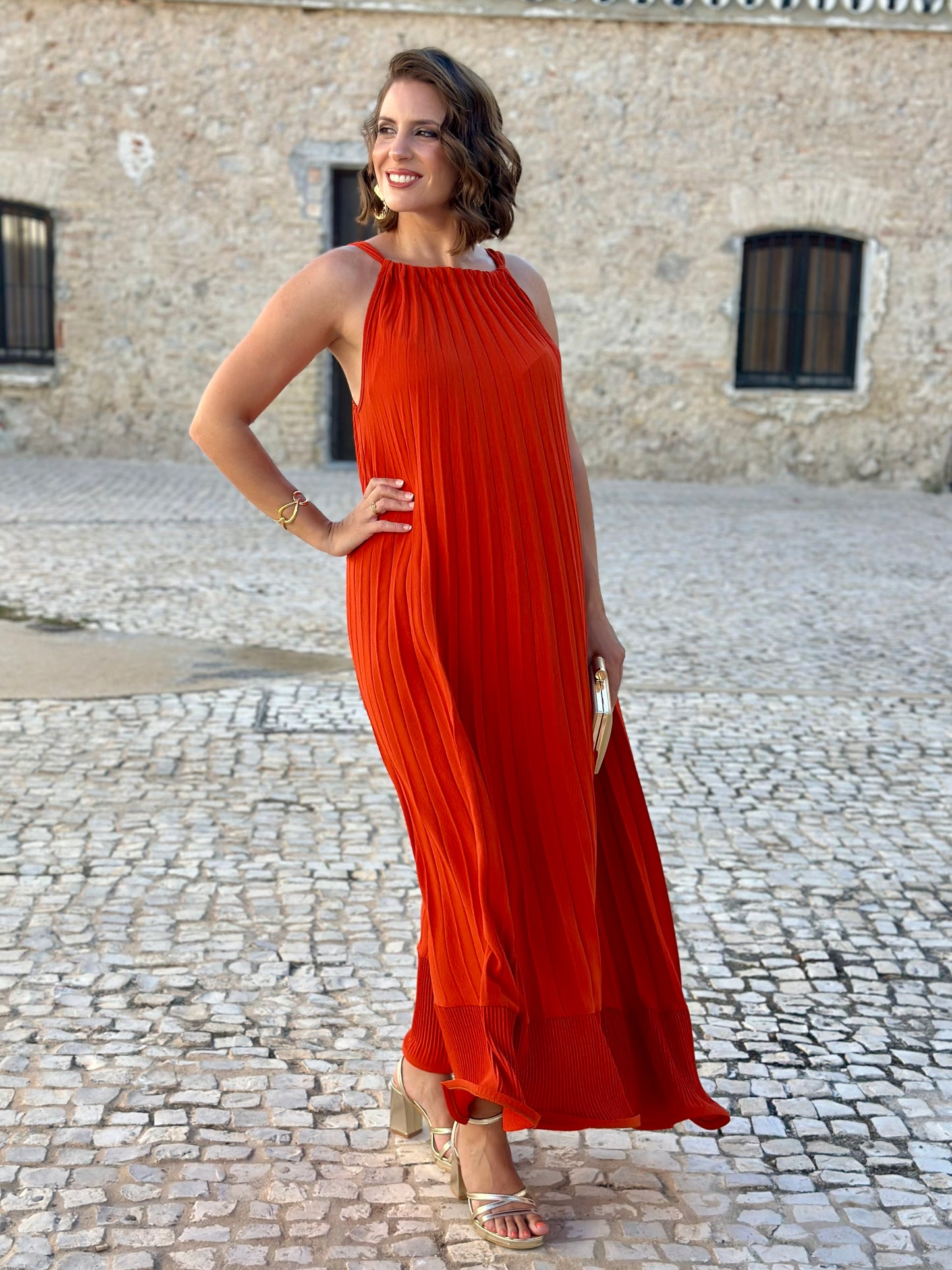 Vestido Cloe Teja