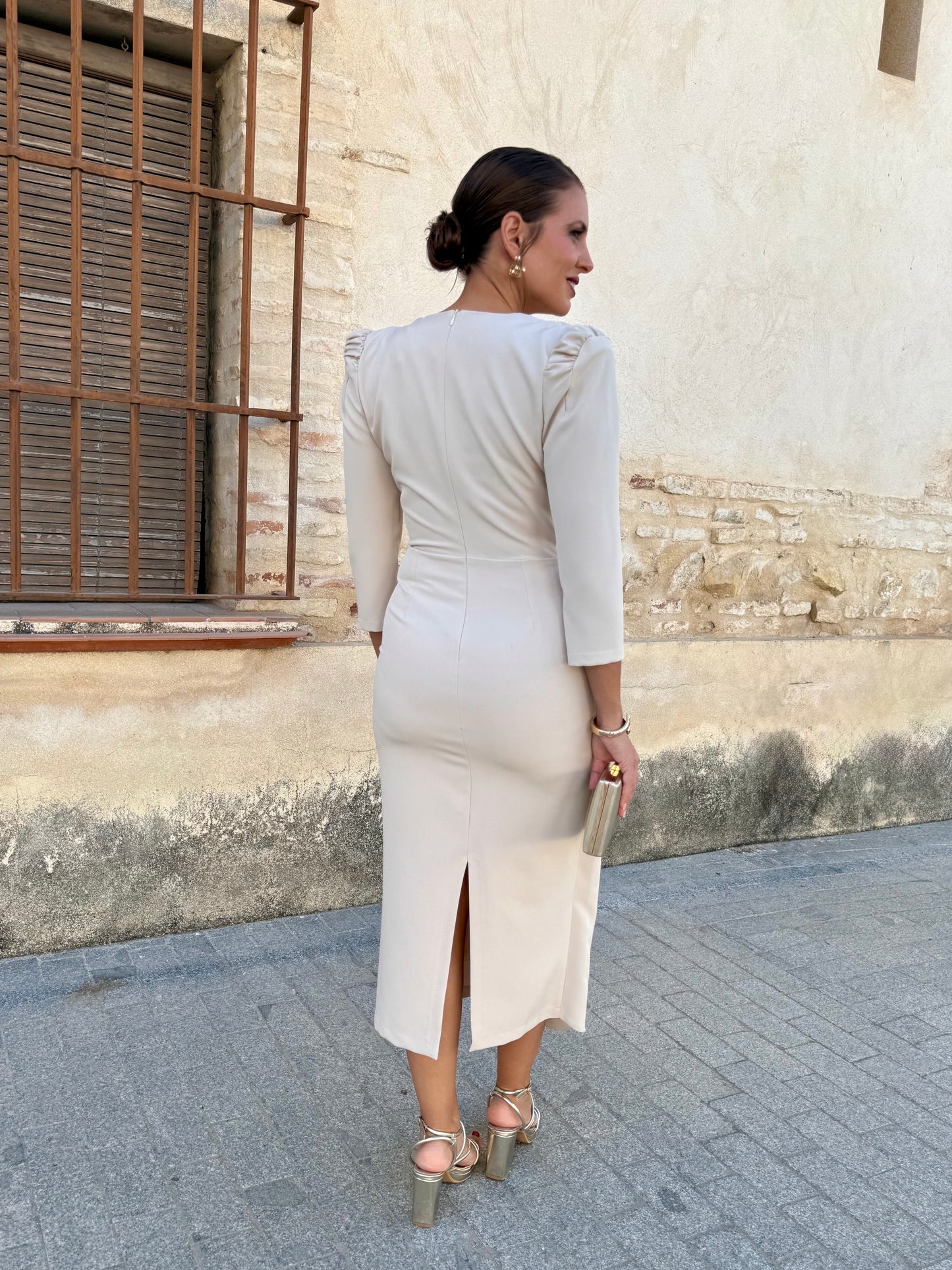 Vestido Bailén Beige