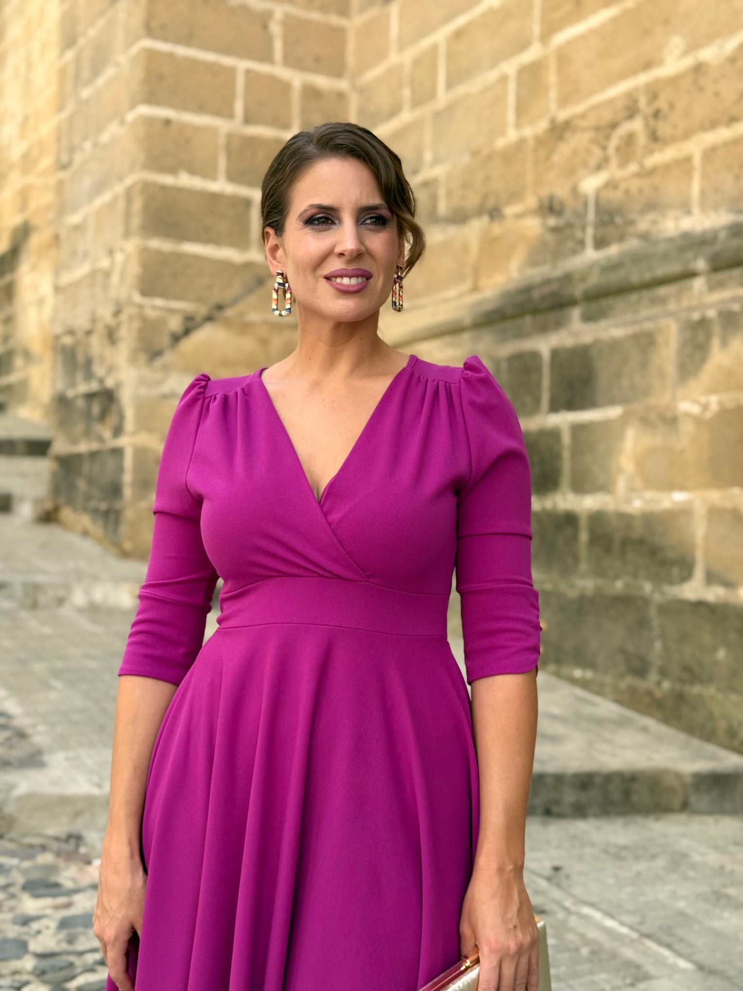 Vestido Yanet Buganvilla
