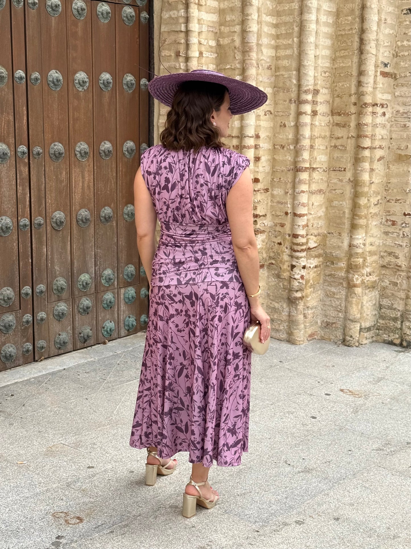 Vestido Lourdes Morado