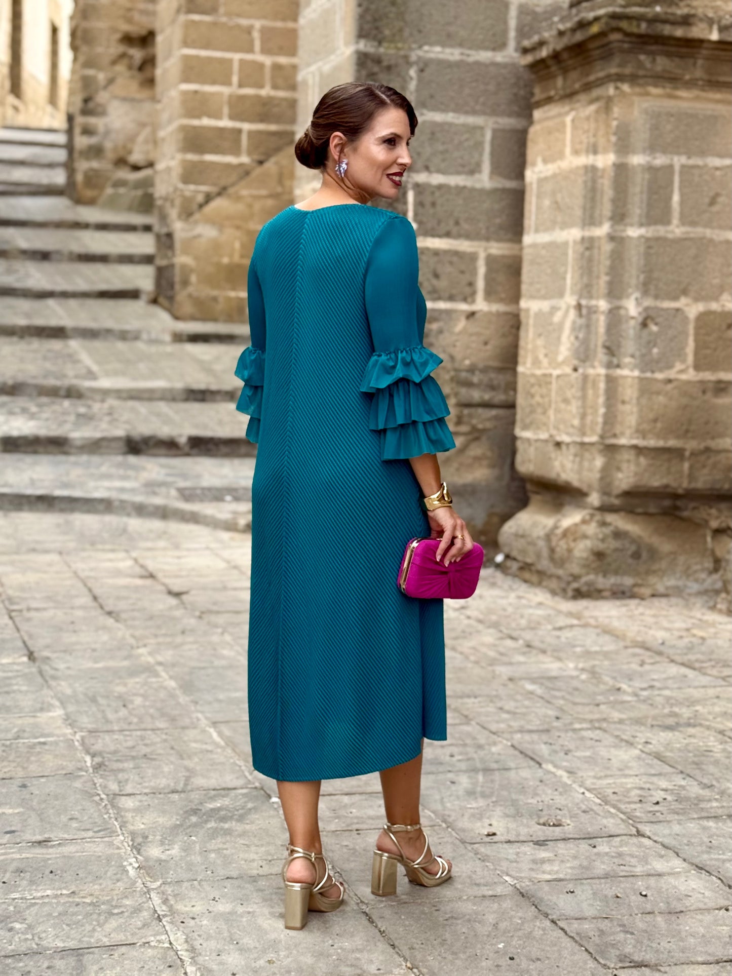 Vestido Jade Turquesa