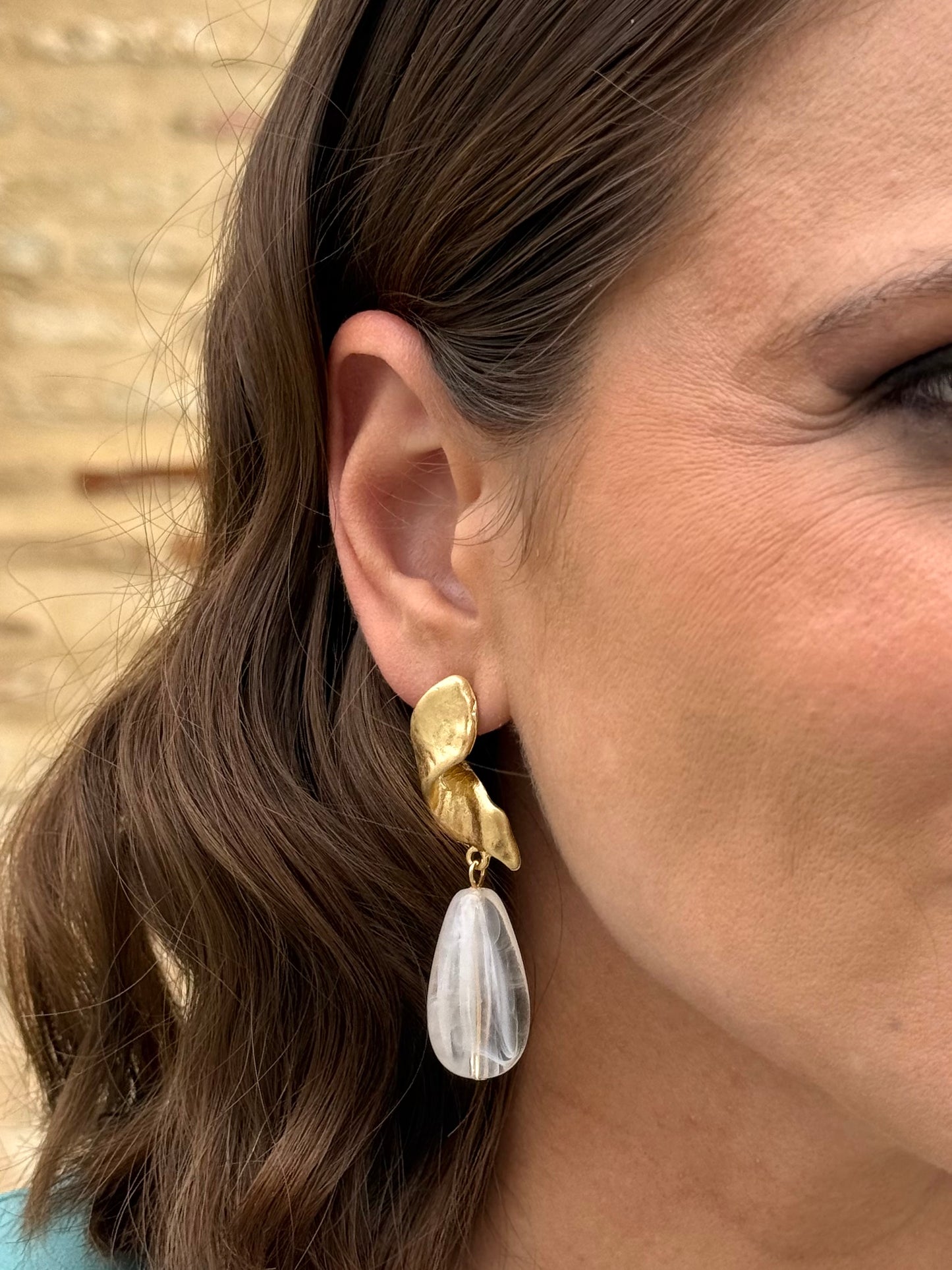 Pendientes Italia Nácar