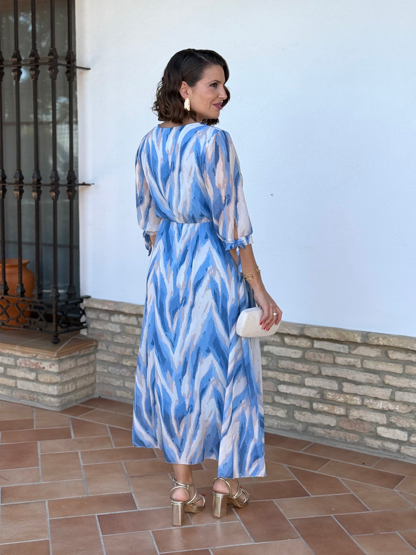 Vestido Idalia Celeste