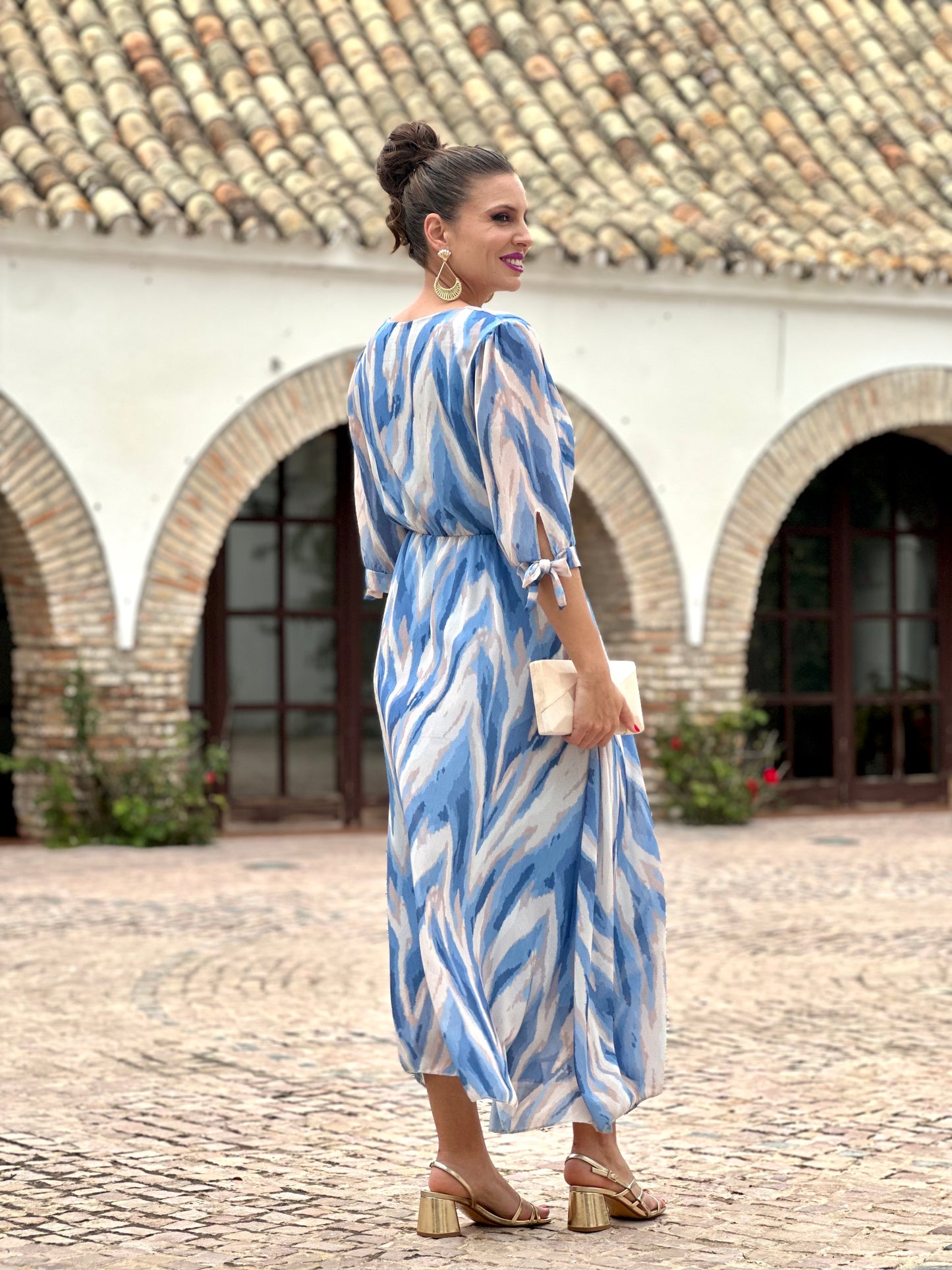 Vestido Idalia Celeste