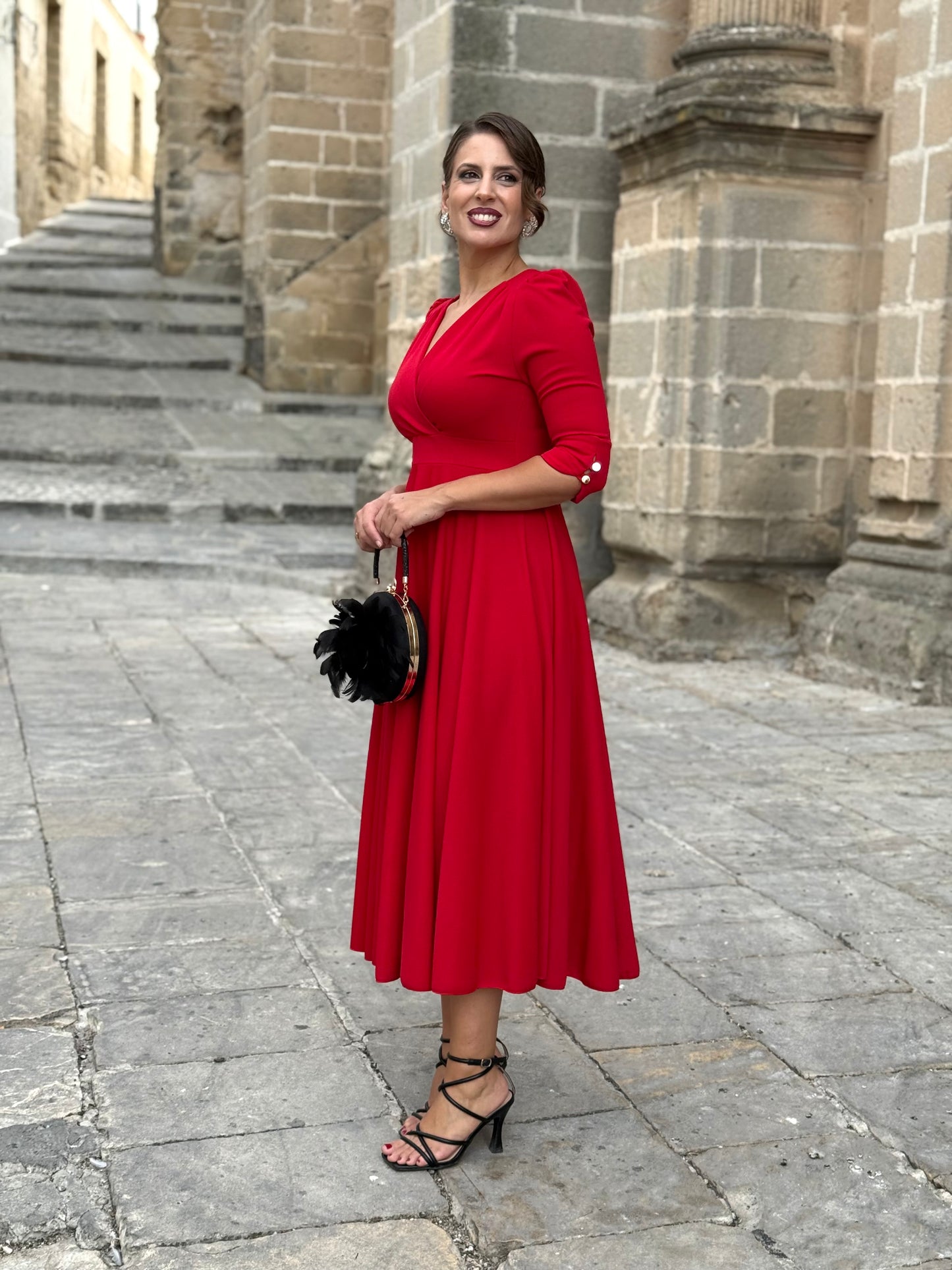 Vestido Yanet Rojo
